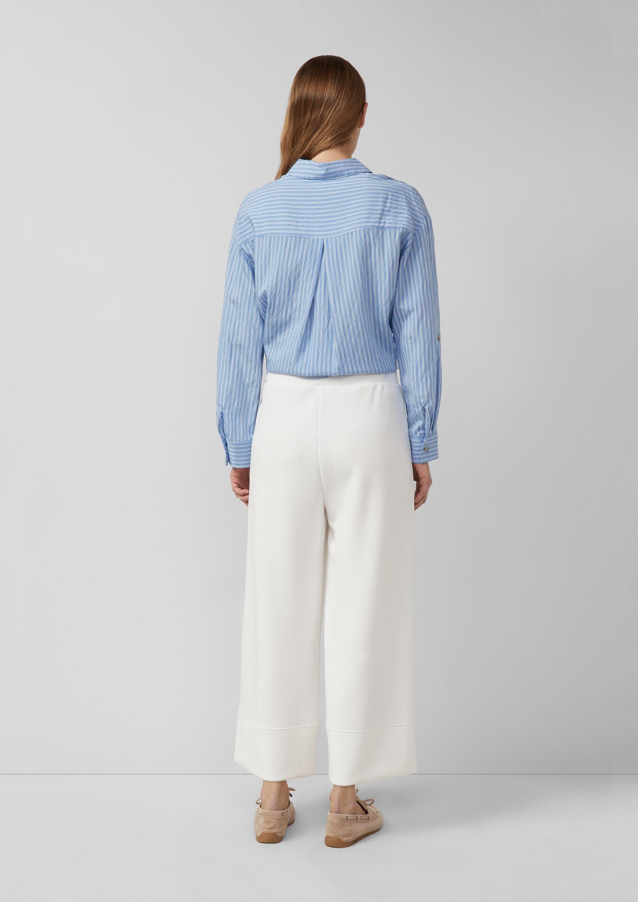 s.Oliver Culotte Hose Culotte aus Scuba mit Elastikbund