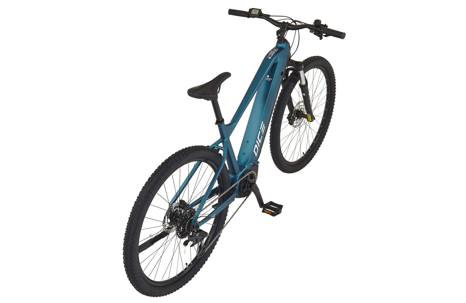 Prophete E-Bike Mountainbike Dice 3.8, 10 Gang Shimano Cues Schaltwerk, Kettenschaltung, Mittelmotor, 540 Wh, Pedelec, Elektrofahrrad für Damen und Herren, MTB – Bild 3 von 5