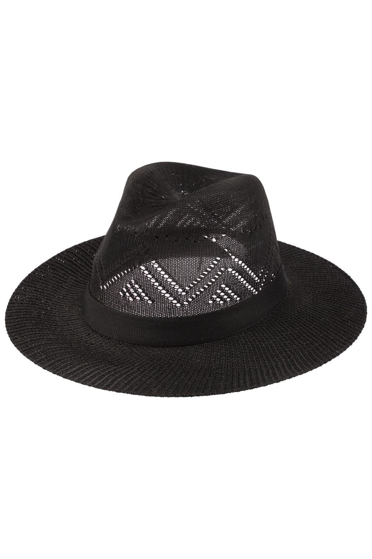 Sonnenhut Herren Breitkrempiger Mercerisierter Fedora Hut