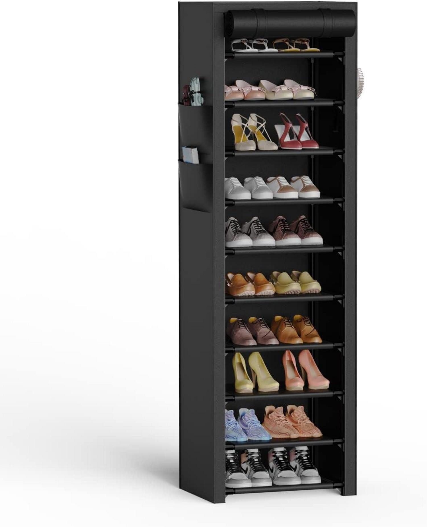 Vicye Schuhabtropfschale Schuhregal 10 Ebenen Staubdichter günstig online kaufen