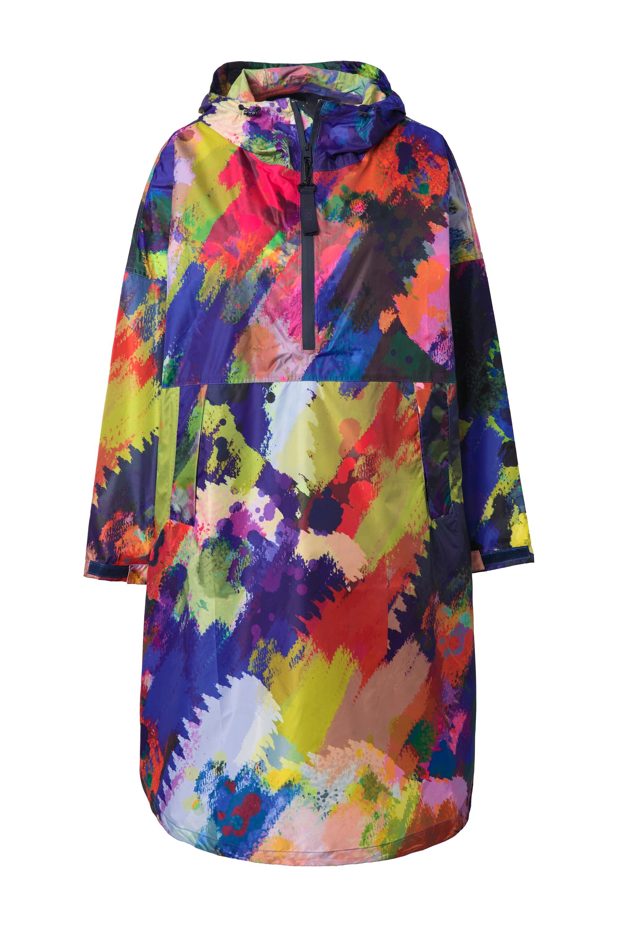 Laurasøn Funktionsjacke Funktions-Regencape Unisex Print Kapuze