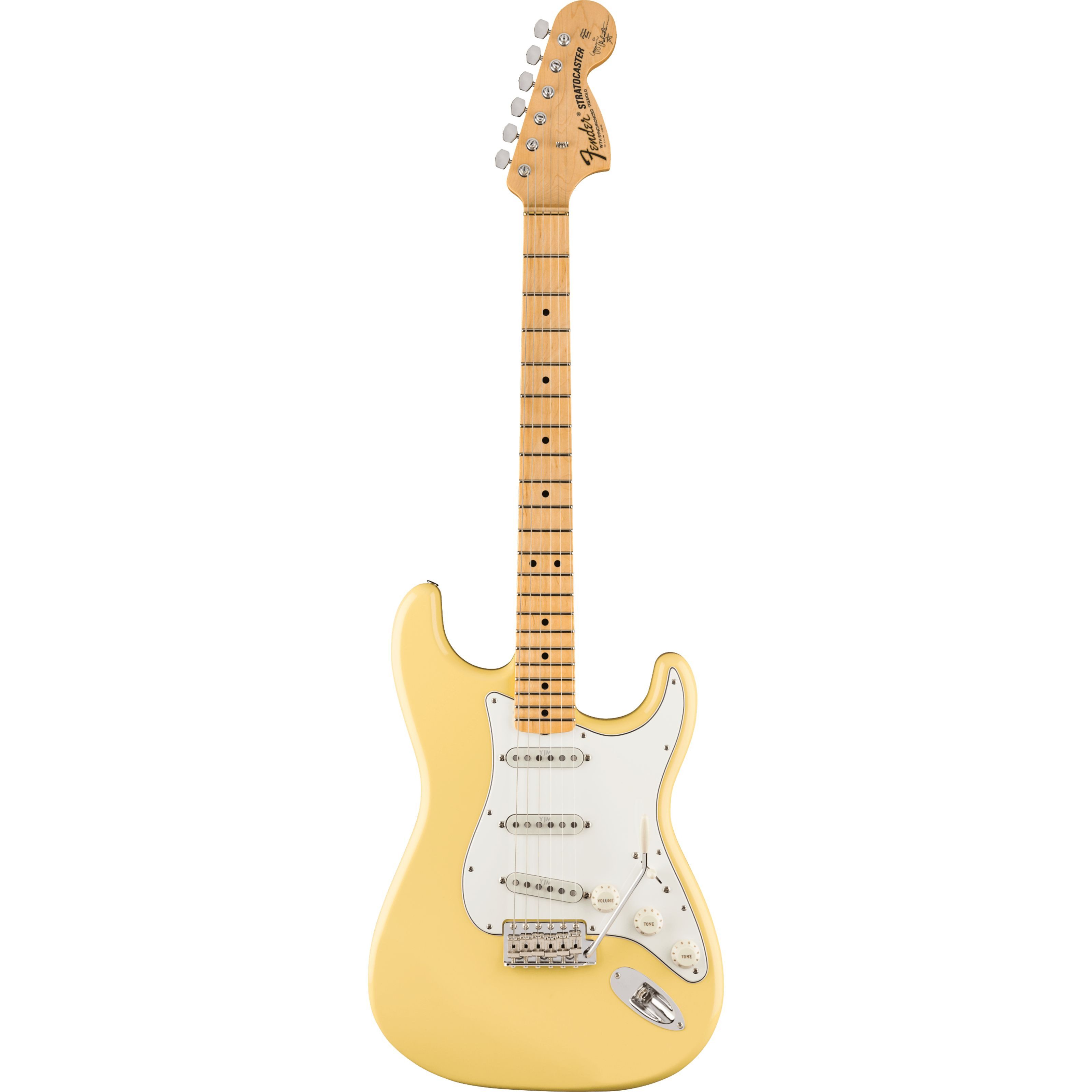 Fender E-Gitarre, E-Gitarren, Premium-Instrumente, Yngwie Malmsteen Stratocaster MN Vintage White - Custom E-Gitarre