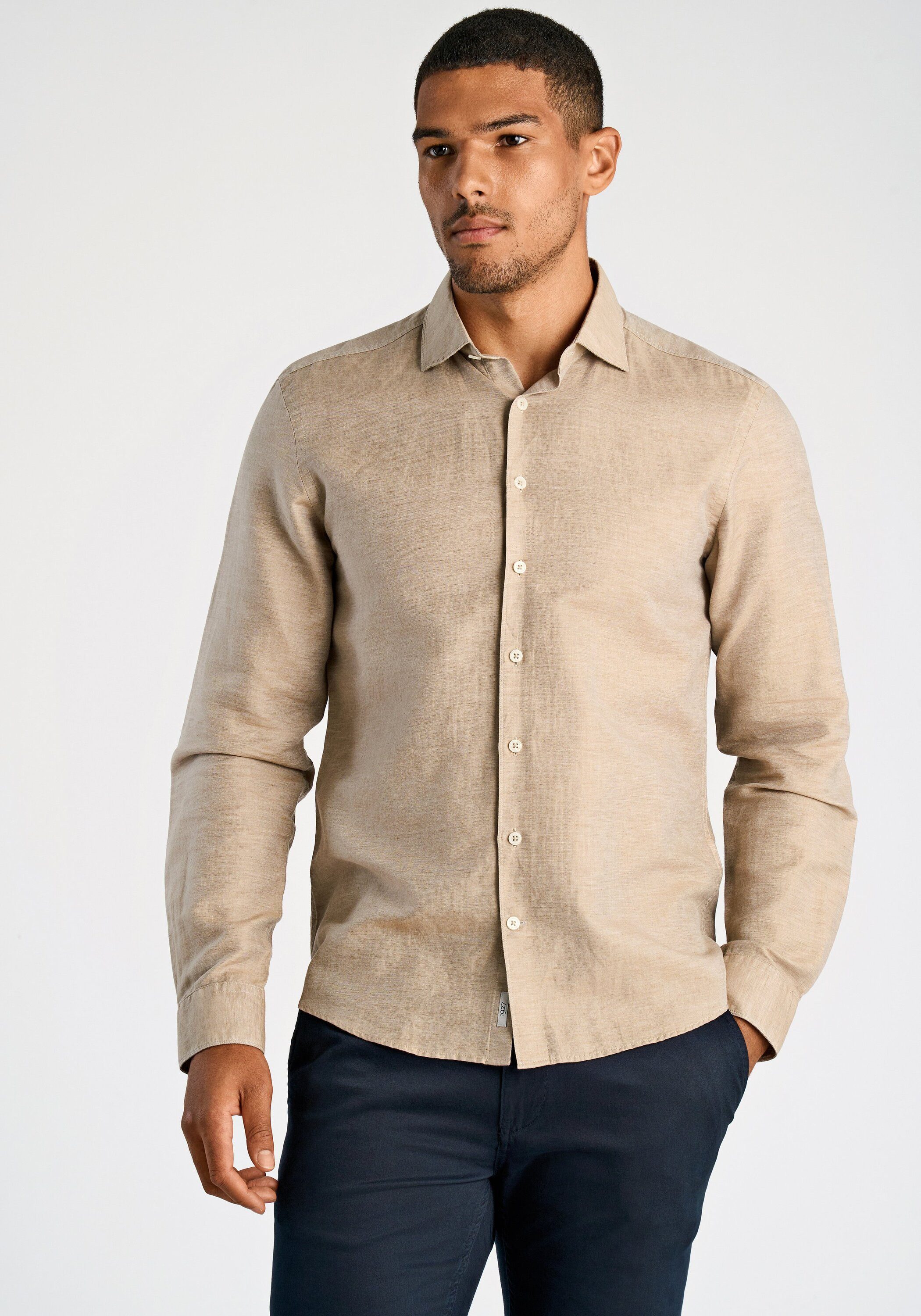 Langarmhemd Freizeithemd (Langarm) Modern Fit