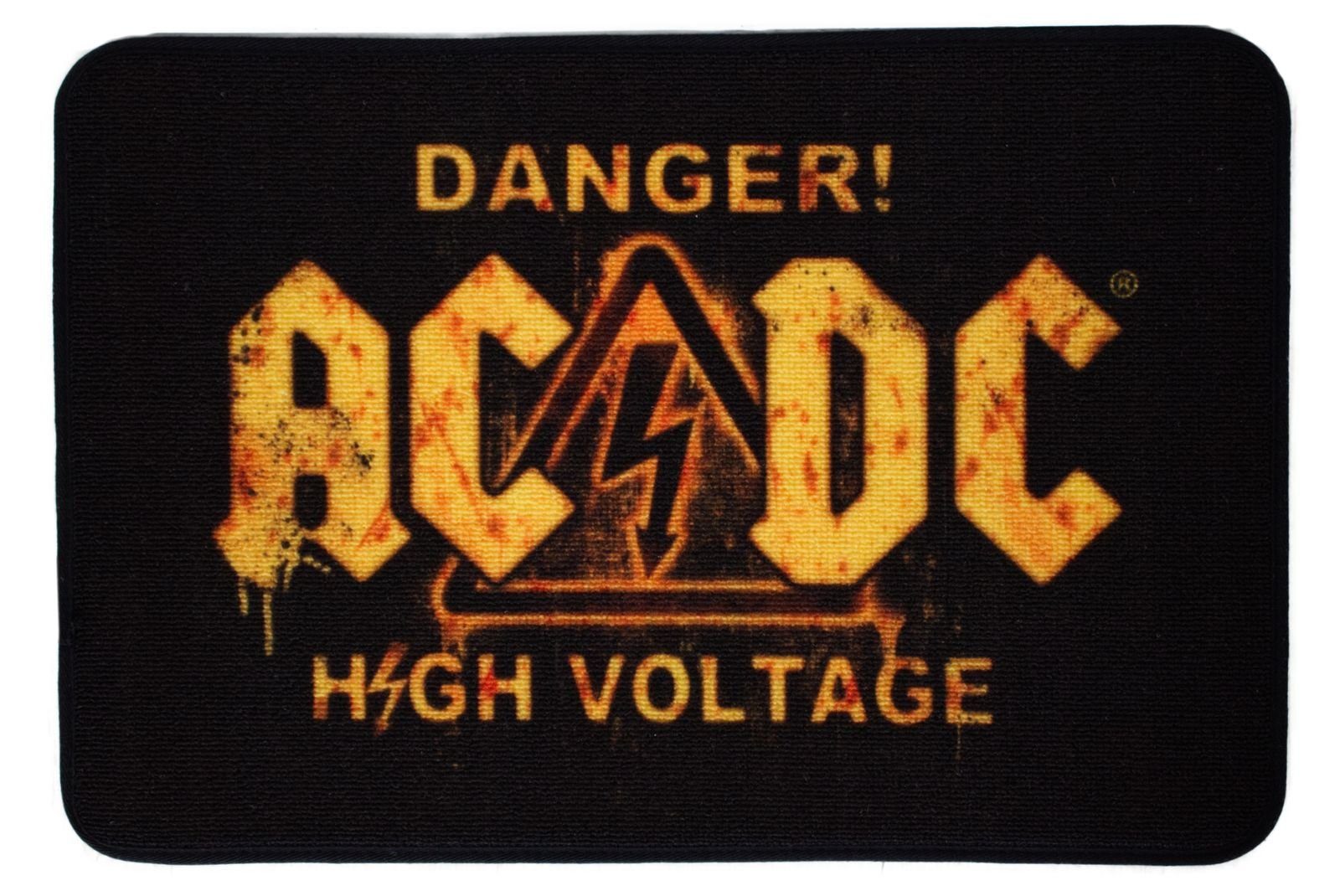 Teppich AC/DC- Danger! Teppich 50x80 cm, Rockbites, Rechteckig, Höhe: 3 mm