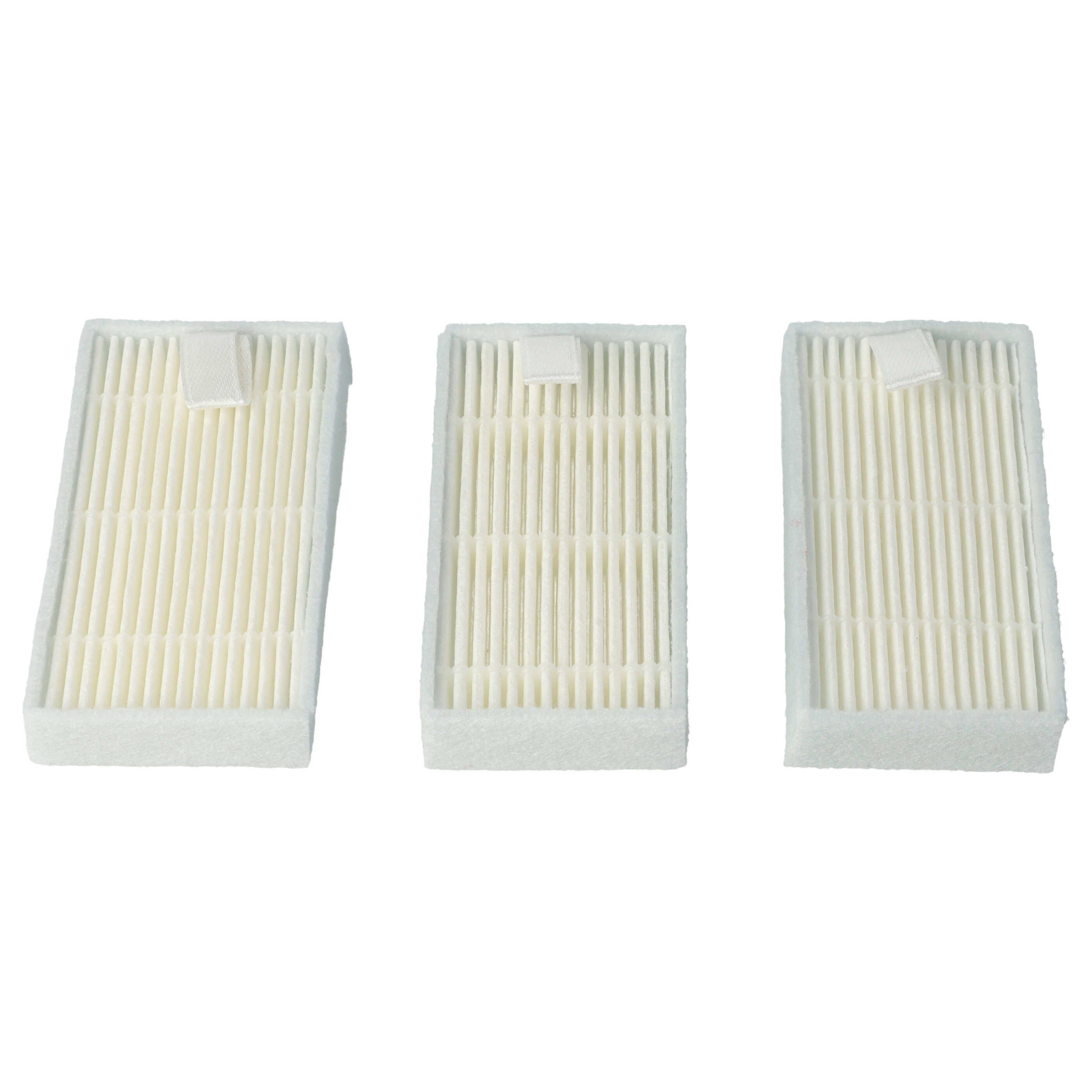 vhbw Flachfaltenfilter passend für Medion MD19511 Staubsauger, Nass- und Trockensauger, für Staubsauger, (3-St), Hochwertiges Filter-Set für Nass-/Trockensauger – Bild 4 von 5