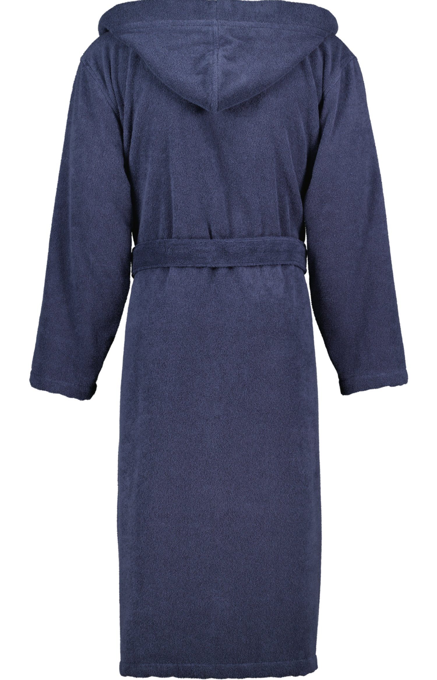Cawö Home Herren Bademantel Kapuze 829 - Farbe: blau - 17 - XXL günstig online kaufen