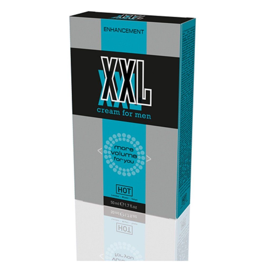 HOT Stimulationsgel Enhancement XXL Cream for Men, Tube mit 50ml, Massagecreme für einen größeren und volleren Penis