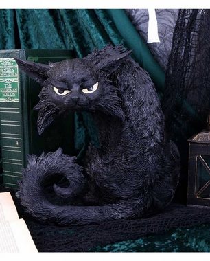 Horror-Shop Dekofigur Große Spite Hexenkatze als Gothic & Halloween Deko