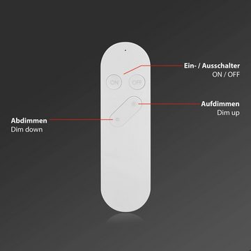 Briloner Leuchten LED Einbauleuchte 7373-036, Wifi, Appsteuerung, Sprachsteuerung, Fernbedienung, dimmbar, Timer, Speicherfunktion, LED wechselbar, Kaltweiß, Farbwechsler, Neutralweiß, Tageslichtweiß, Warmweiß, Einbauleuchten Smart, 86x70mm, Weiß, 4,9W, GU10, Decke, Wohnzimmer