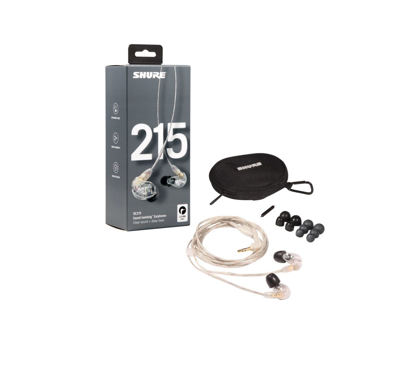 Shure Shure SE215-CL-EFS Transparent In-Ear-Kopfhörer