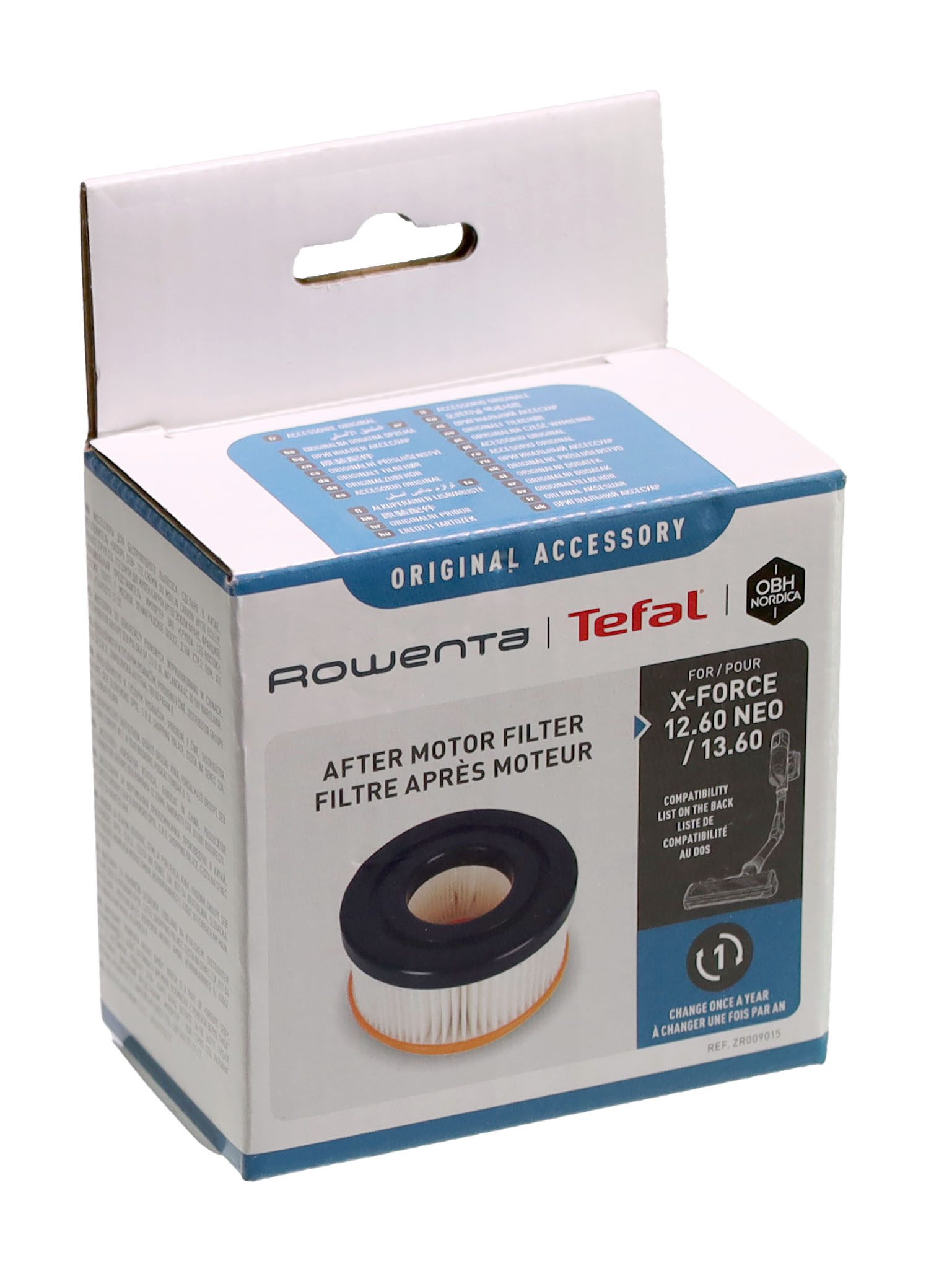 Rowenta Ersatzfilter Rowenta ZR009015 Filter für RH9AD1 RH9A36 RH9L42 X-Force Flex 12.60/13