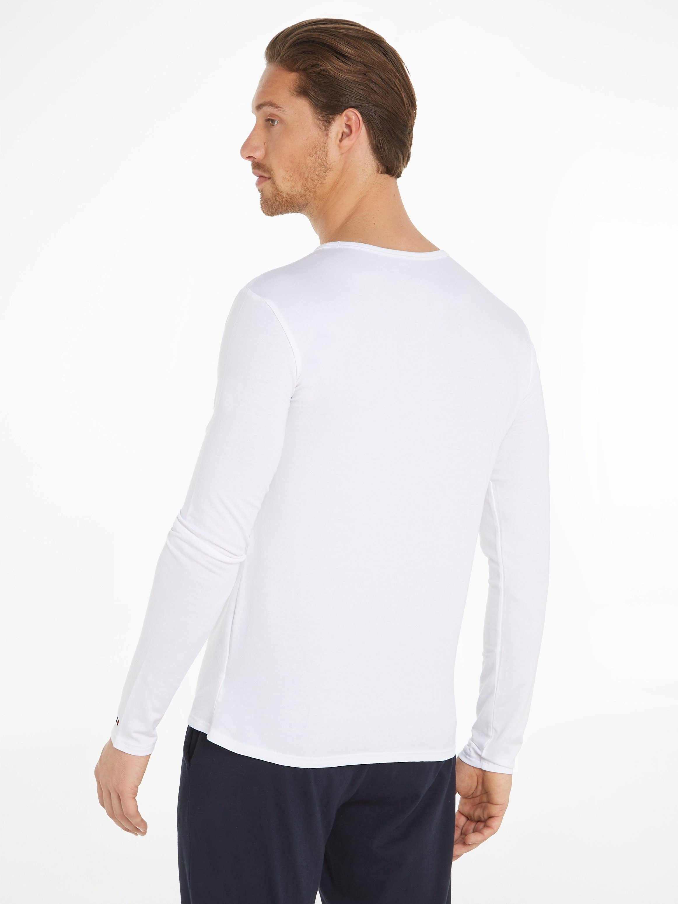 Tommy Hilfiger Underwear T-Shirt 3P LS Tee (Packung, 3er-Pack) mit Markenlabel