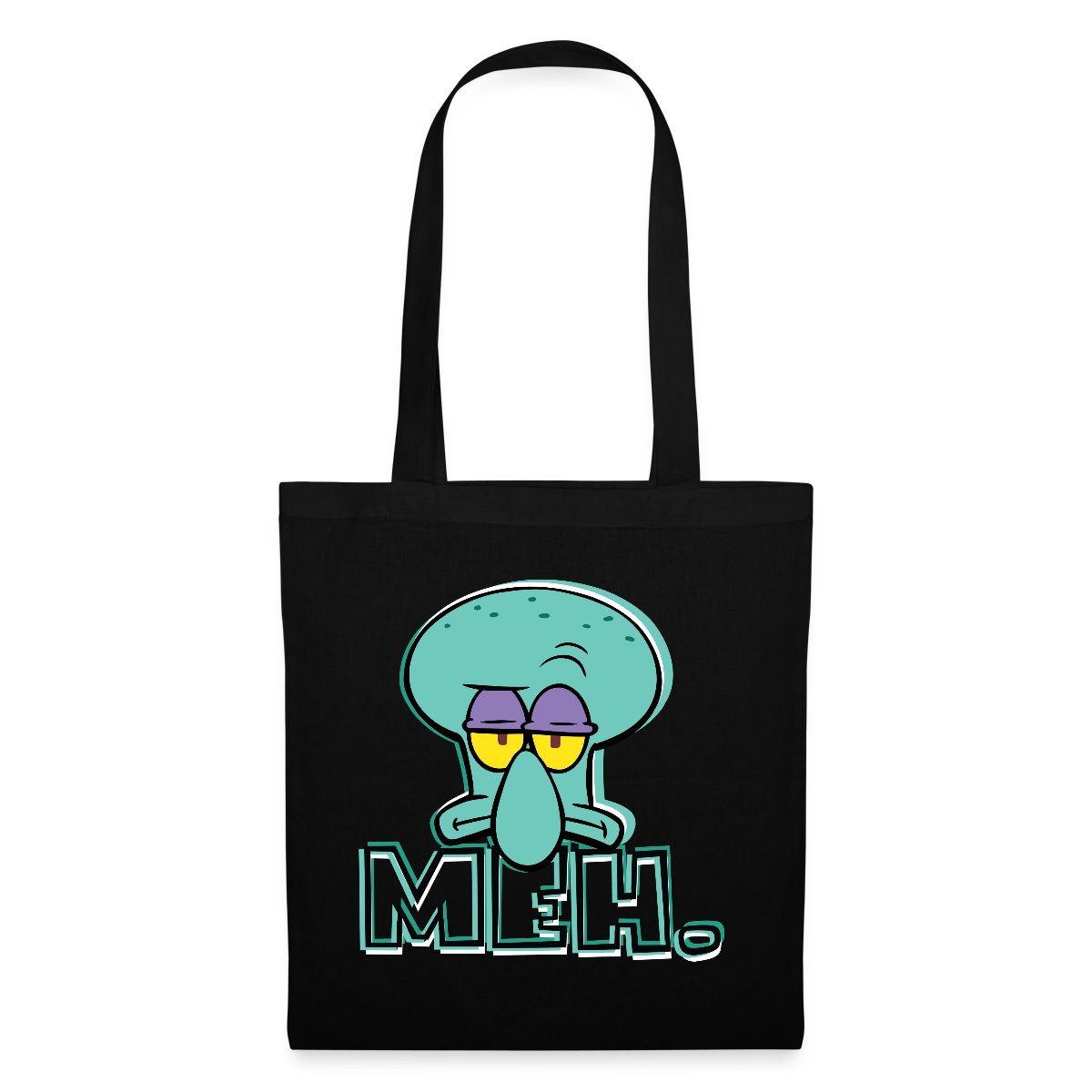 Henkeltasche SpongeBob Schwammkopf Thaddäus Q. Tentakel Stoffbeutel