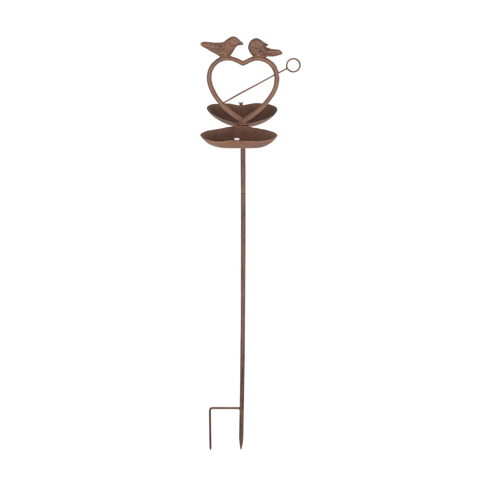 Gravidus Vogeltränke Vogelfutterstation aus Metall, 26,5 x 15,5 x 97 cm. € 23,99