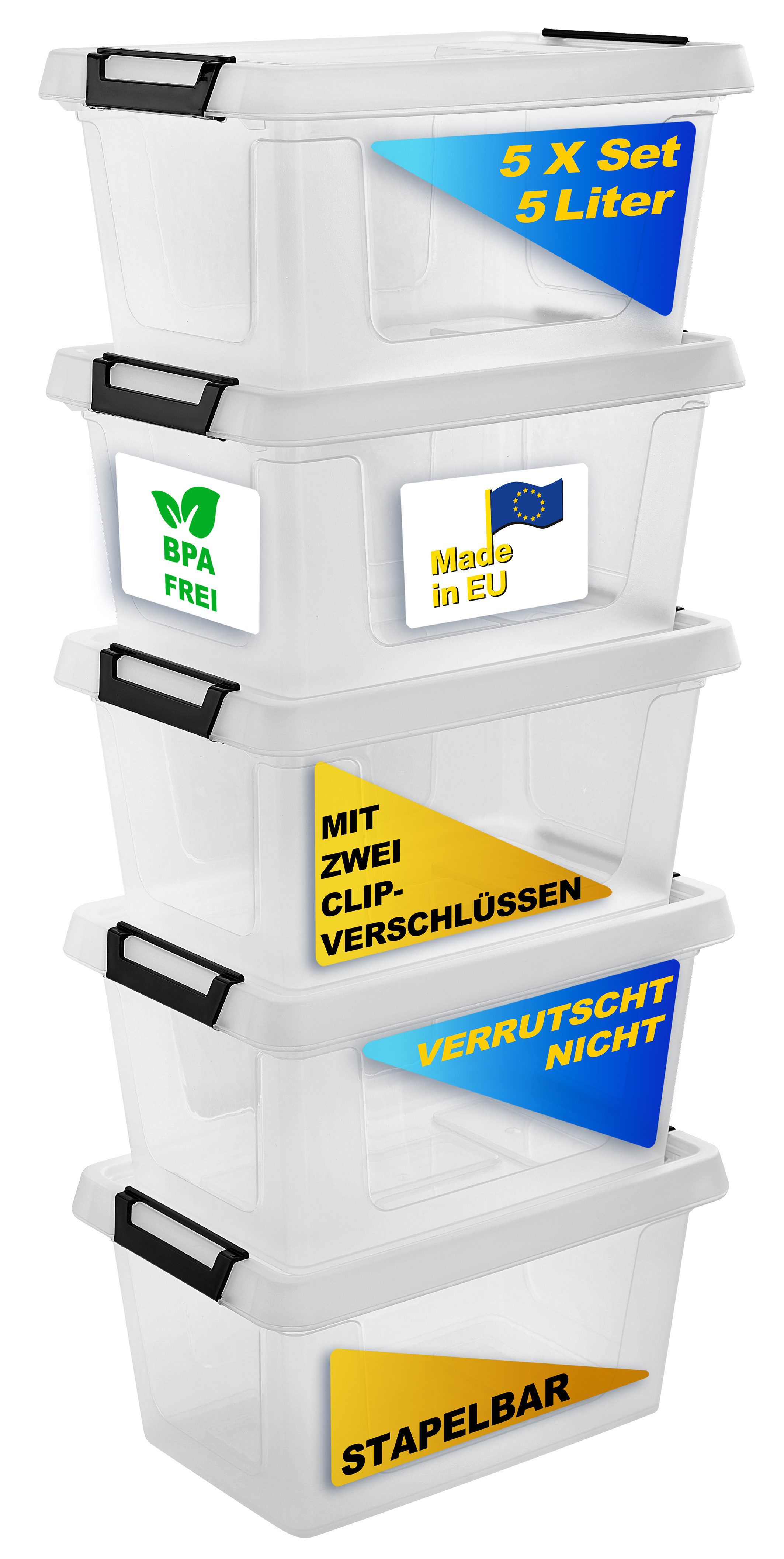 Gardissimo Aufbewahrungsbox 5 er Set mit günstig online kaufen