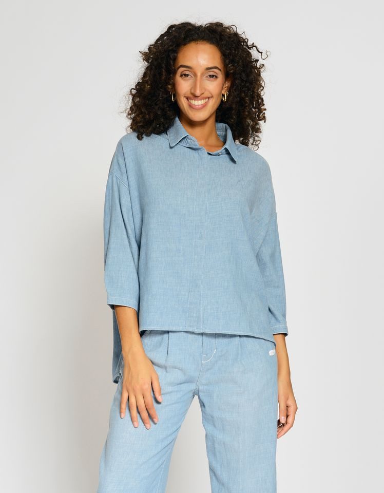 GANG Langarmbluse – Hemdbluse im Loose günstig online kaufen