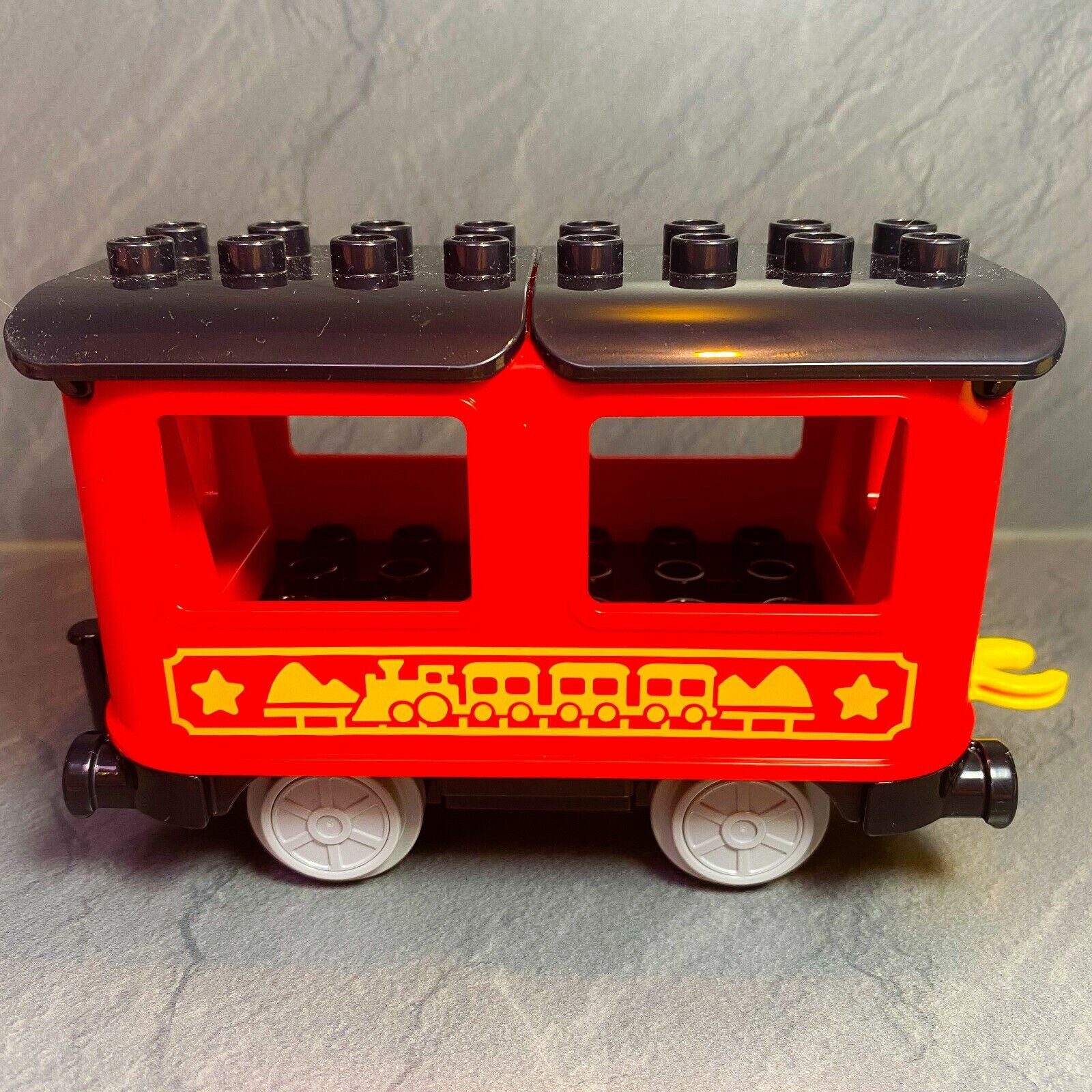 LEGO® Spielbausteine DUPLO® Eisenbahn Waggon Rot 10874 1x Teile, (Creativ-Set, 1 St), Made in Europe