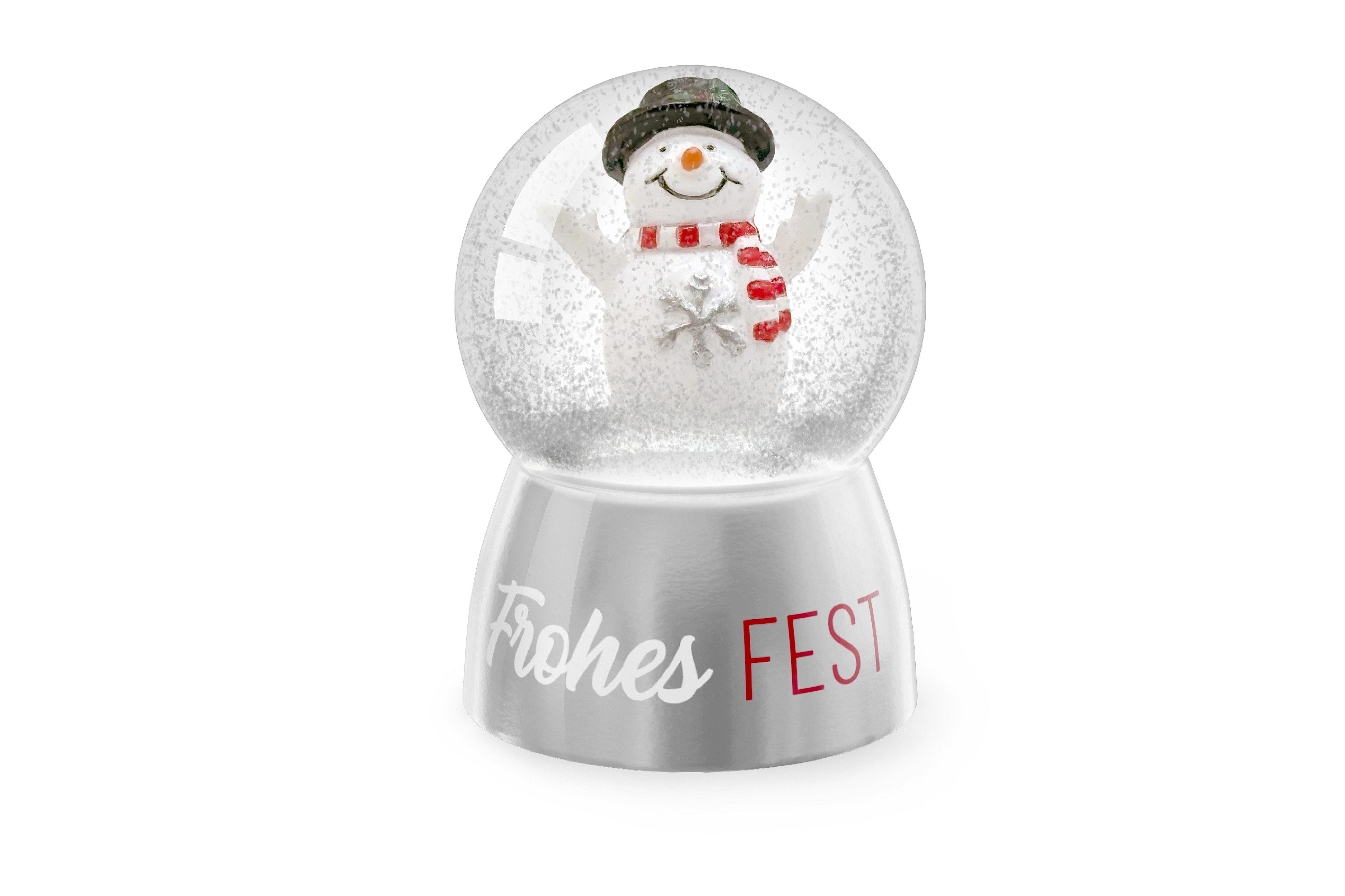 La Vida Schneekugel Schneekugel Glitzerkugel Ø4,5xH6 Geschenk Weihnachten la vida