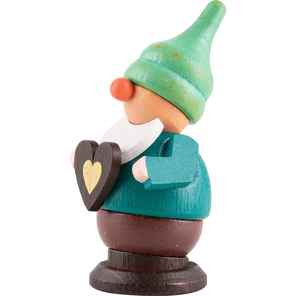 Spielwarenmacher Günther e.K. Dekofigur Zwerg mit Herz (6cm) von Spielwarenmacher Günther