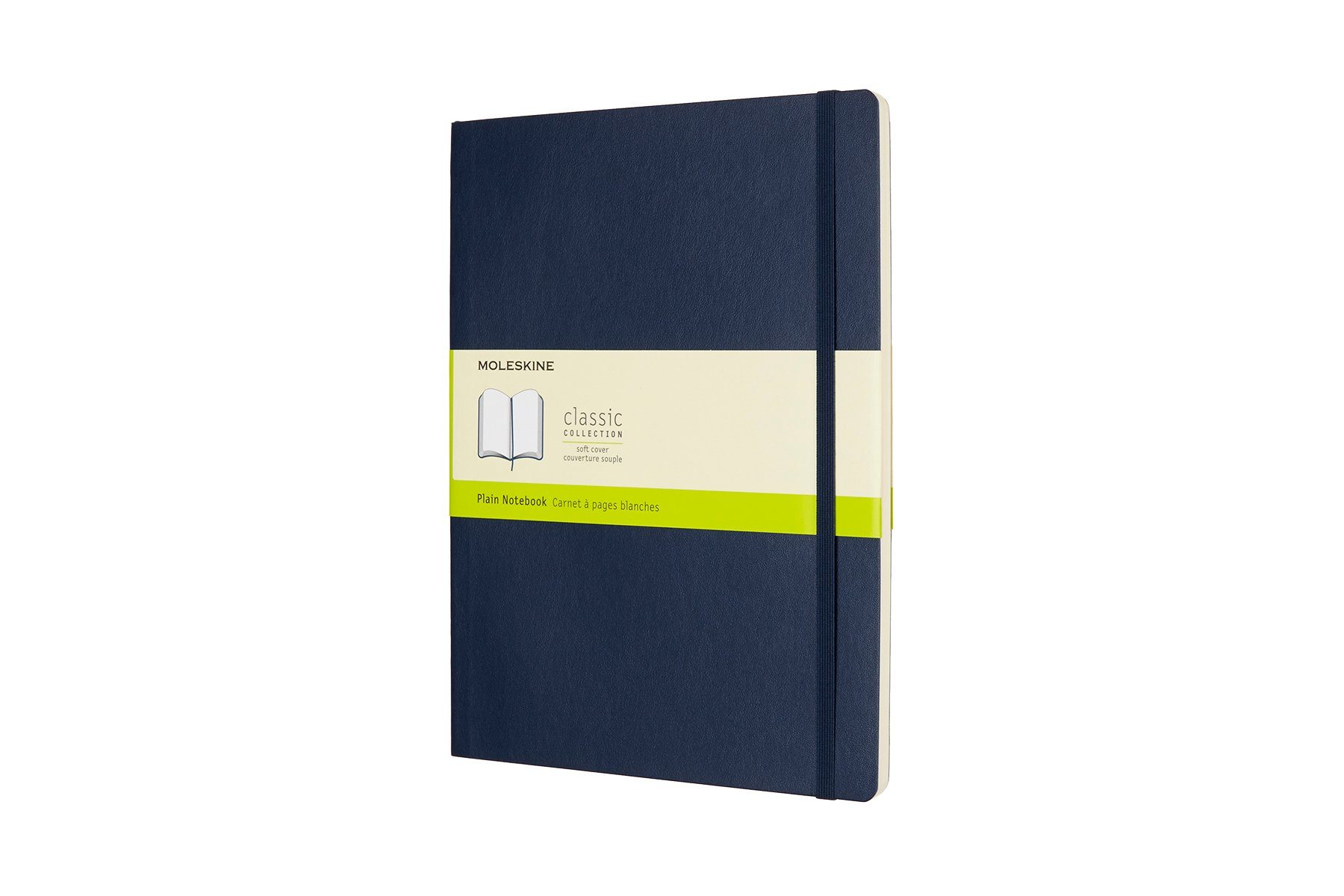 MOLESKINE Notizbuch, Classic Collection weichem Soft Cover - (19x25) XL mit - - Saphir Einband