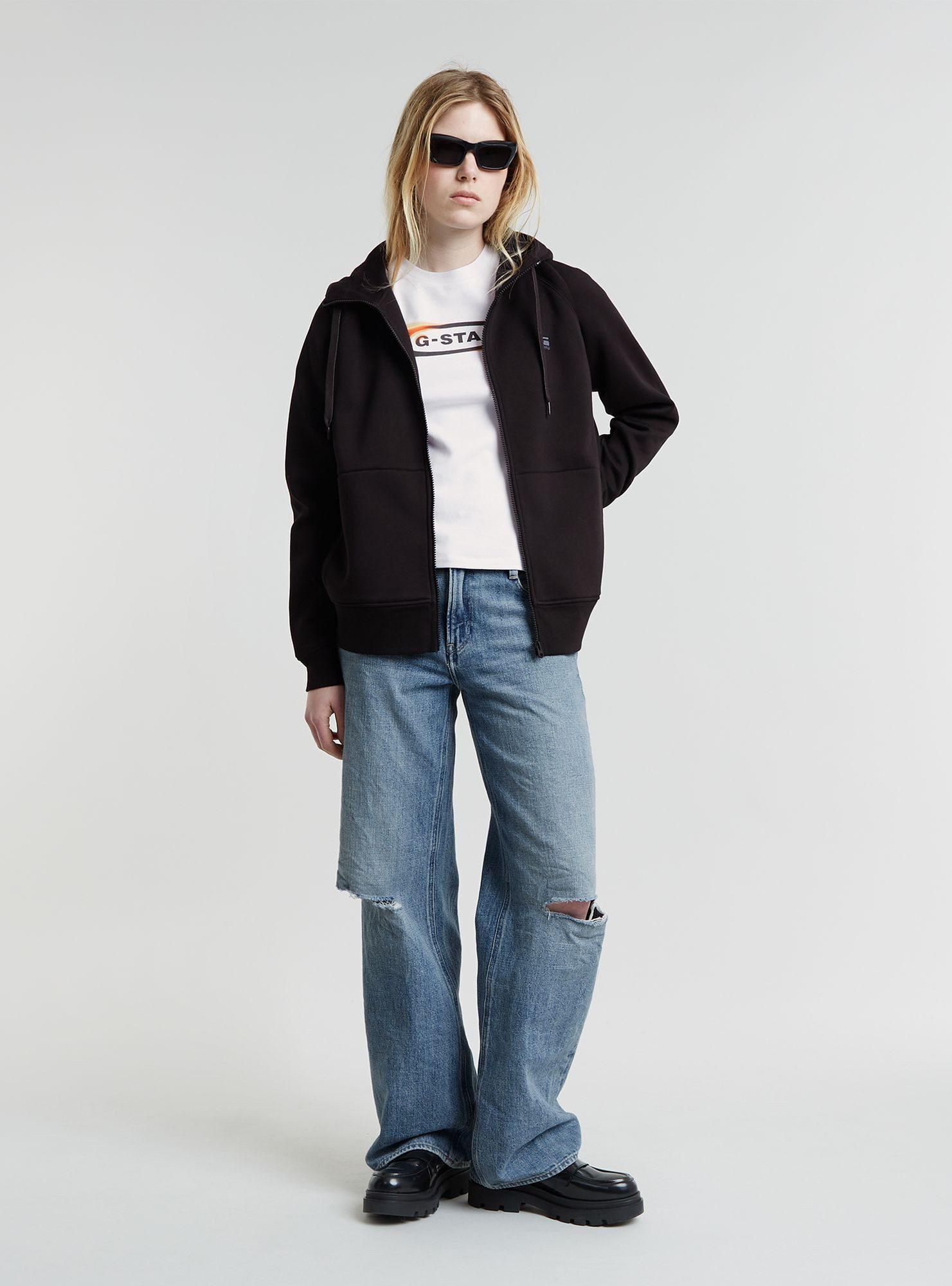 G-STAR Strickpullover Premium Core 2.1 Hooded Zip Thru Sweatshirt