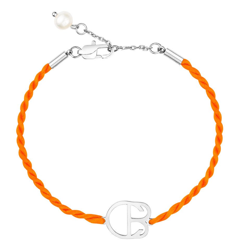 Celia von Barchewitz Armband CORDIA, Damen Armband mit Perle, vergoldet, CB-Logo, Statement-Schmuck