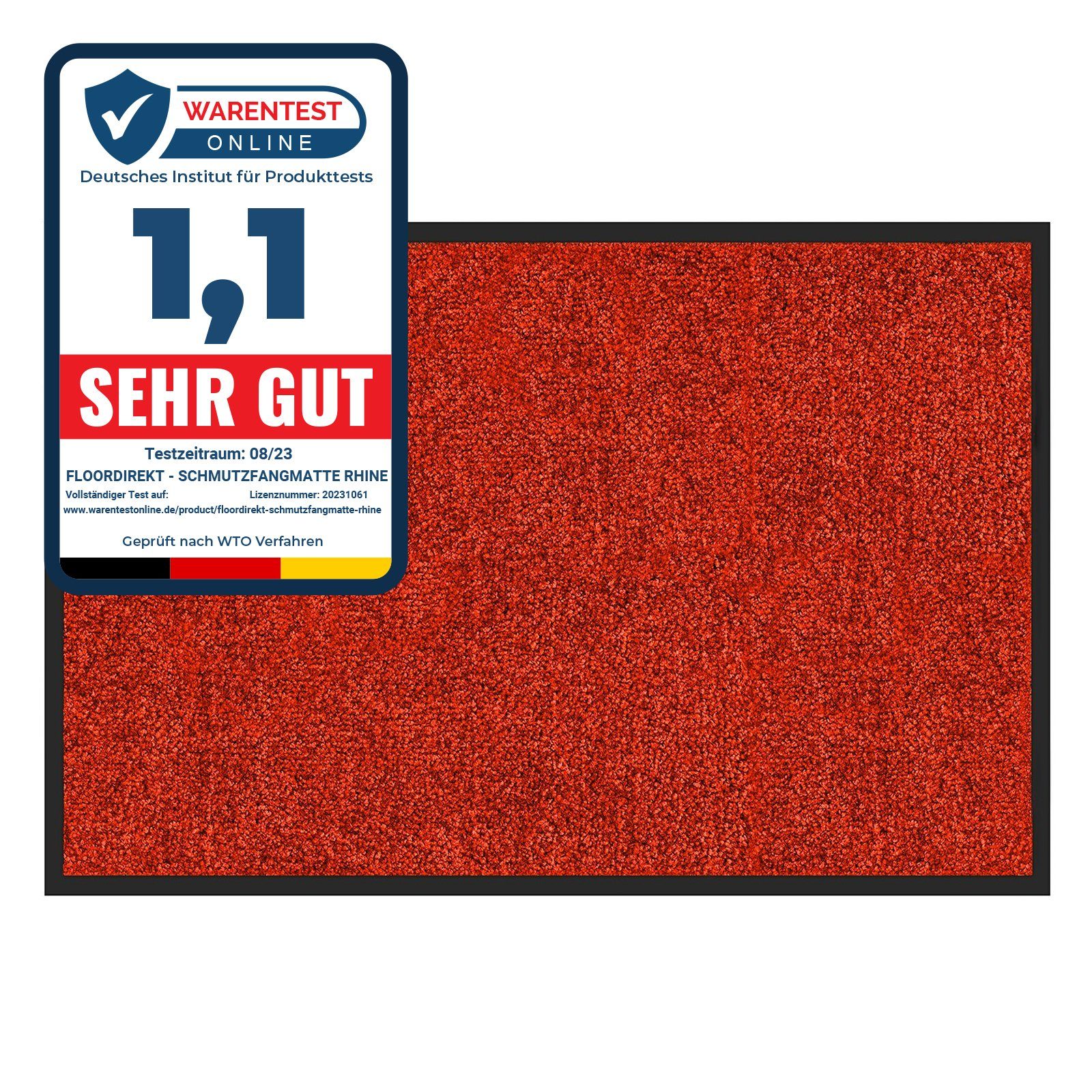 Karat Fußmatte Schmutzfangmatte Maly, verschiedene Größen & Farben, rechtec günstig online kaufen