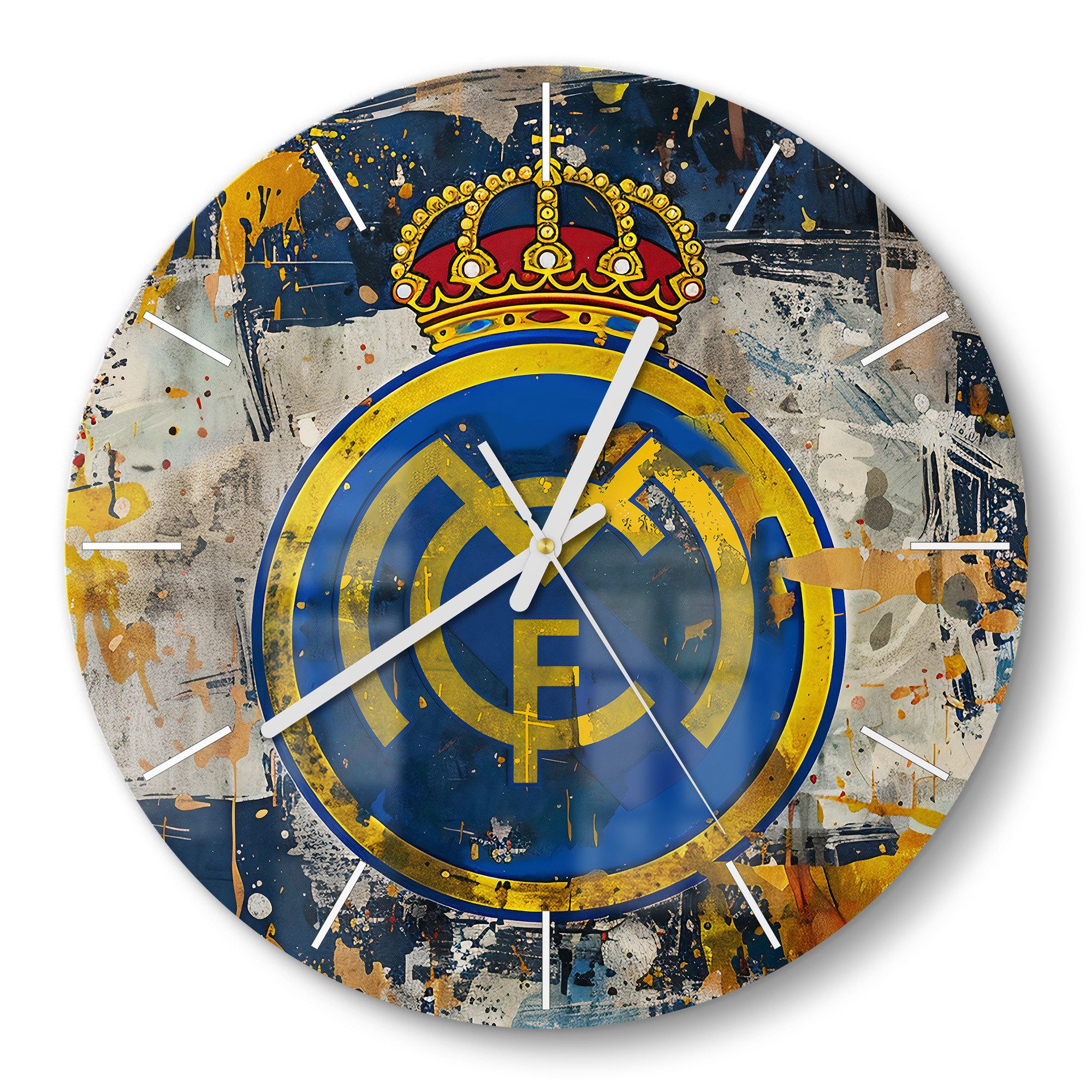 DEQORI Wanduhr 'Wappen Real Madrid' (Glas günstig online kaufen