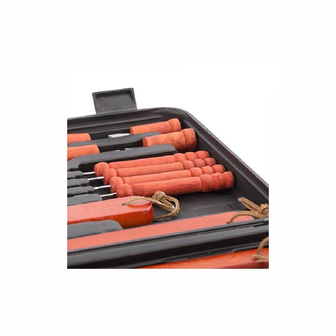 InnovaGoods Grillbesteck-Set B1530174 tlg) (18 Grillkoffer, Grillset BBQ Master Tools 18-teilig