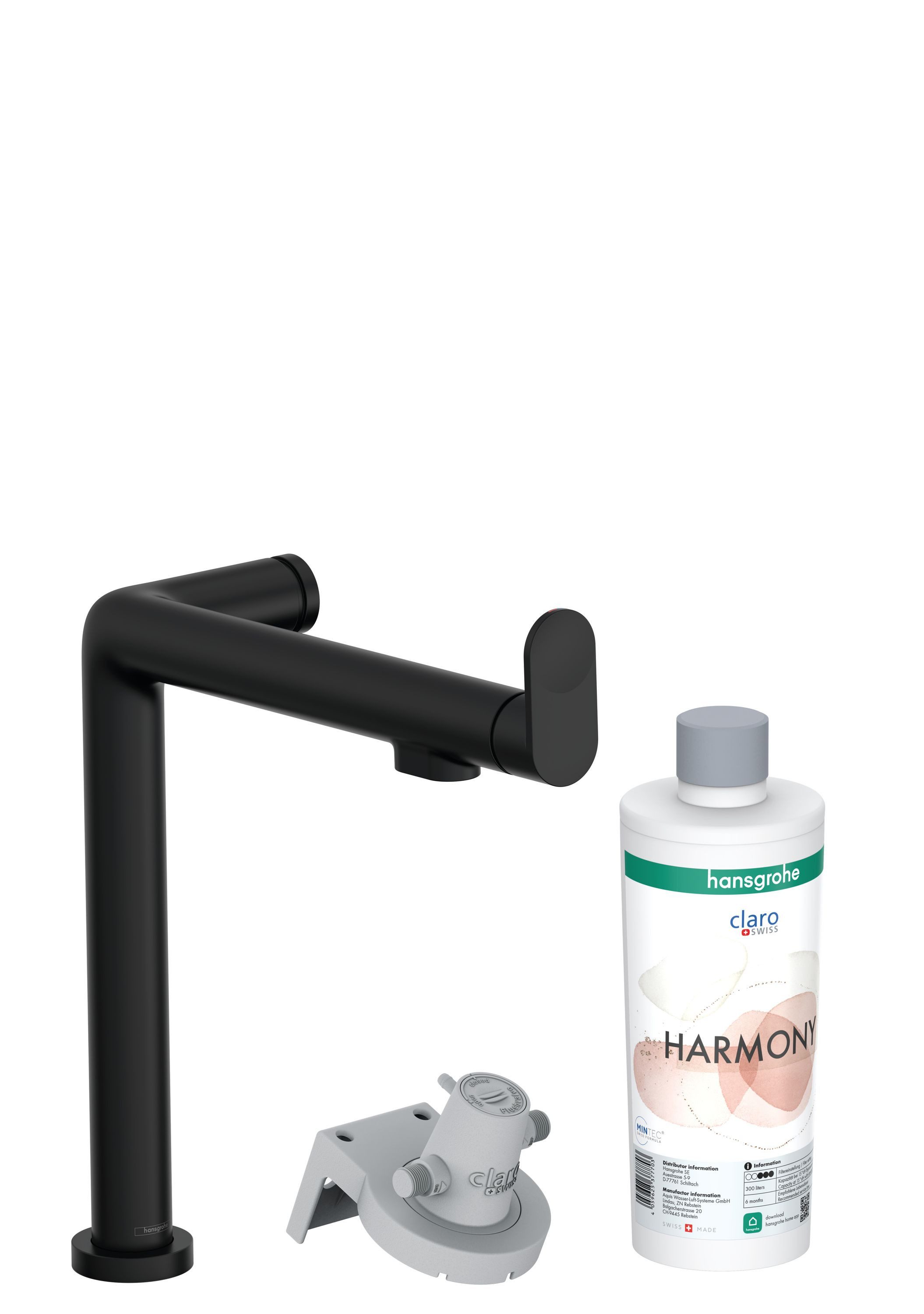 hansgrohe Wasserfilter Aqittura M91 ФильтрыSystem 240, 1jet, Starter Set Mattschwarz