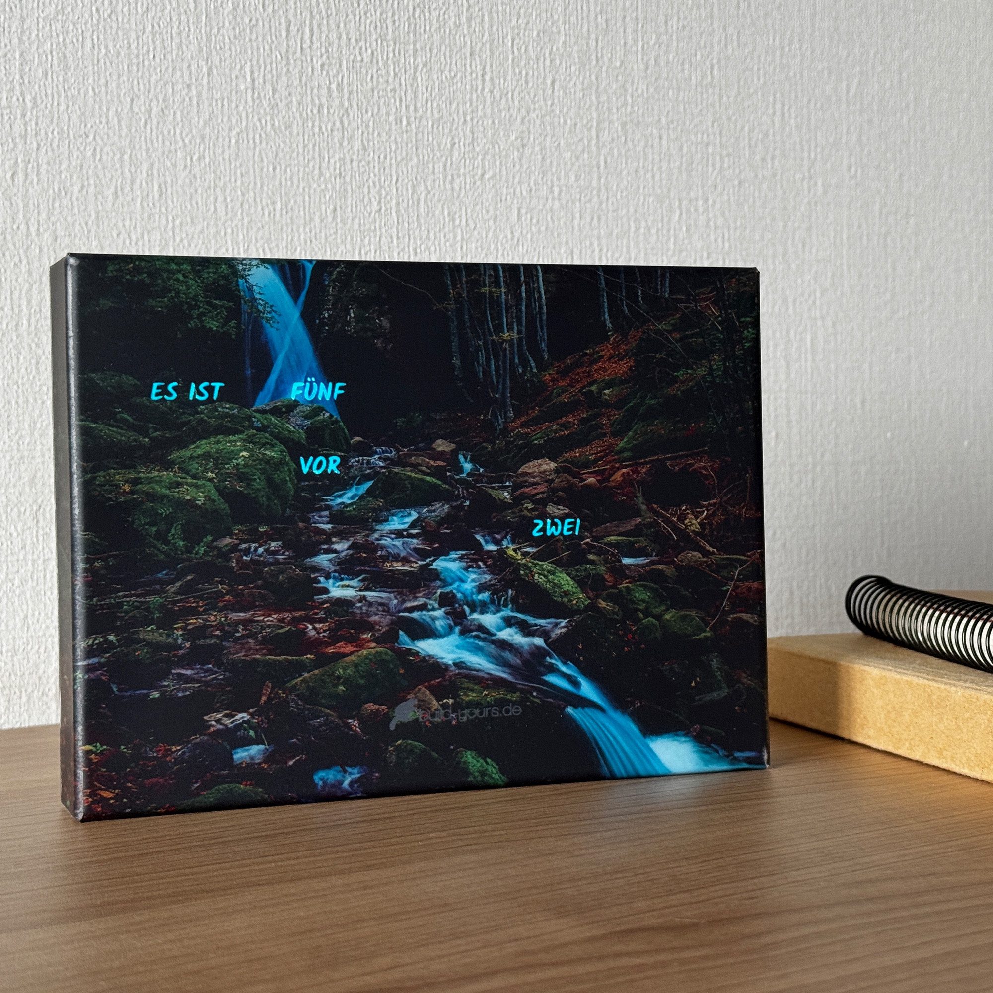 build-yours.de Standuhr BoxClock PLA - Die Wortuhr für den Schreibtisch - L günstig online kaufen