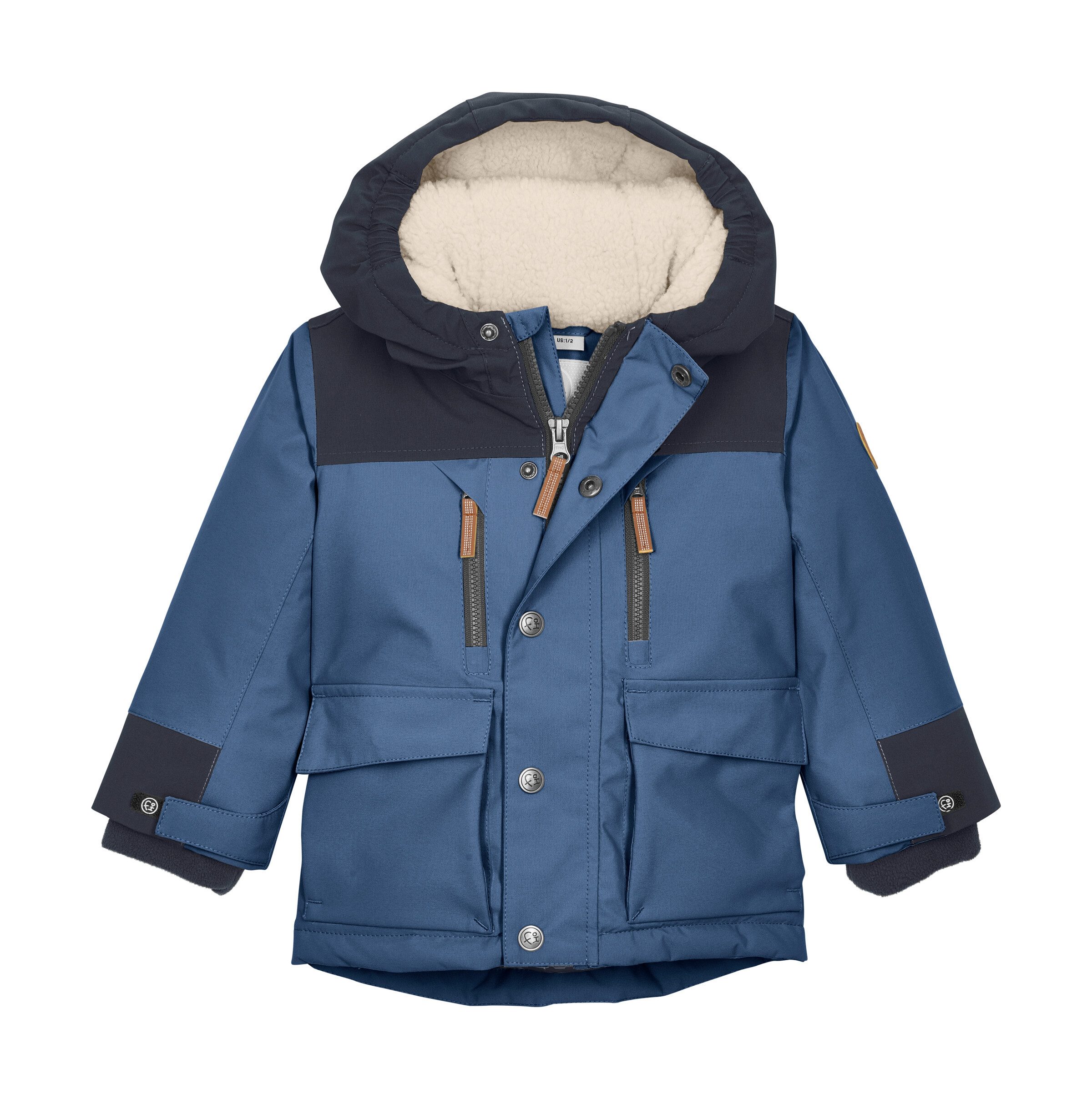 first instinct by killtec Funktionsjacke FIOW 9 MNS JCKT Wind- und wasserdichte Jacke, warmes Teddy-Fleece, viele Taschen