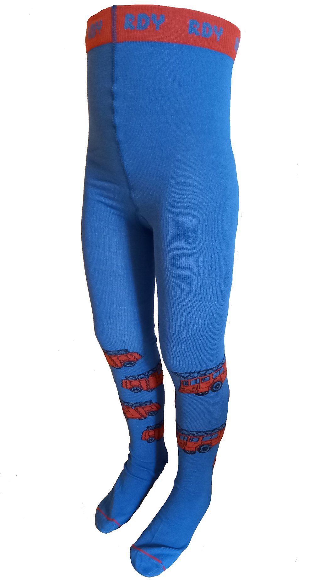 MAXIMO Strickstrumpfhose Maximo Jungen Strumpfhose Feuerwehr blau 90 DEN (1 St)