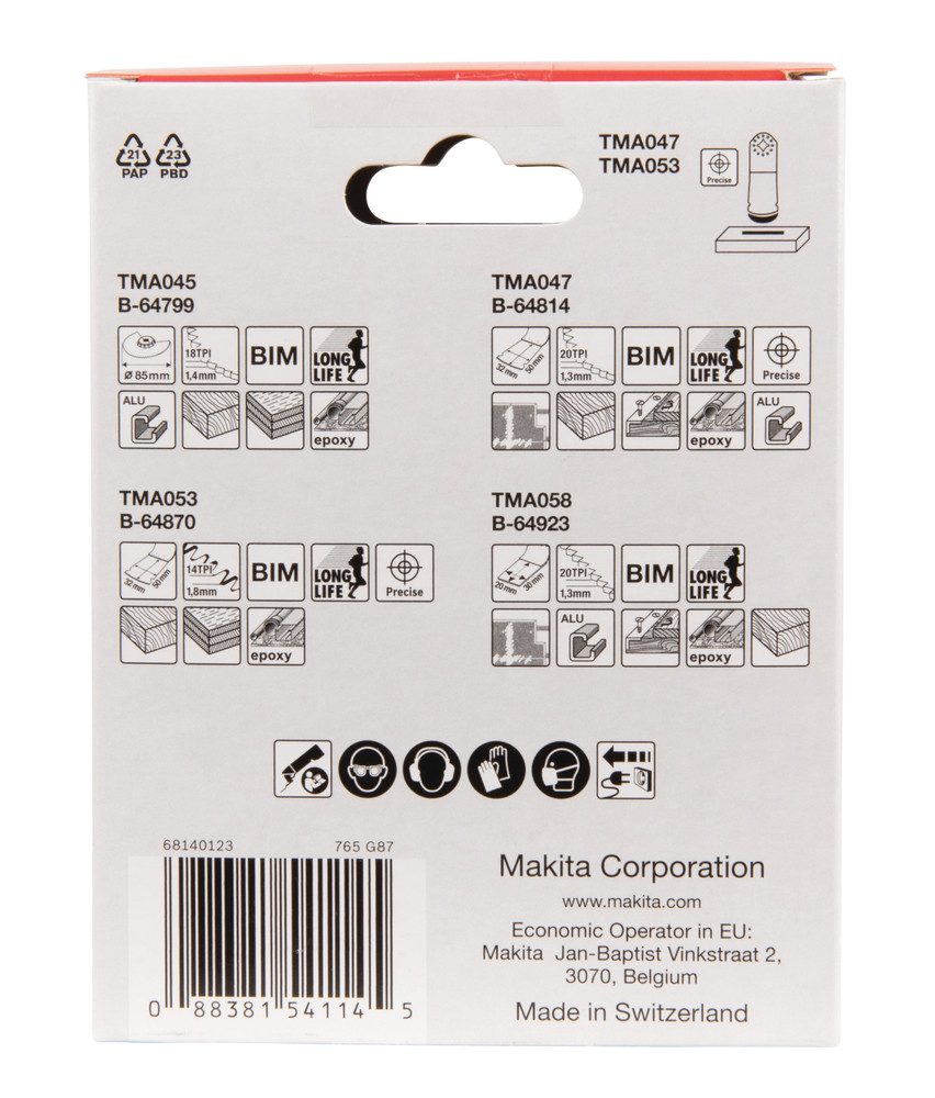 Makita Sägeblatt B-67480 (Tauchsägeblatt-Set für verschiedene günstig online kaufen