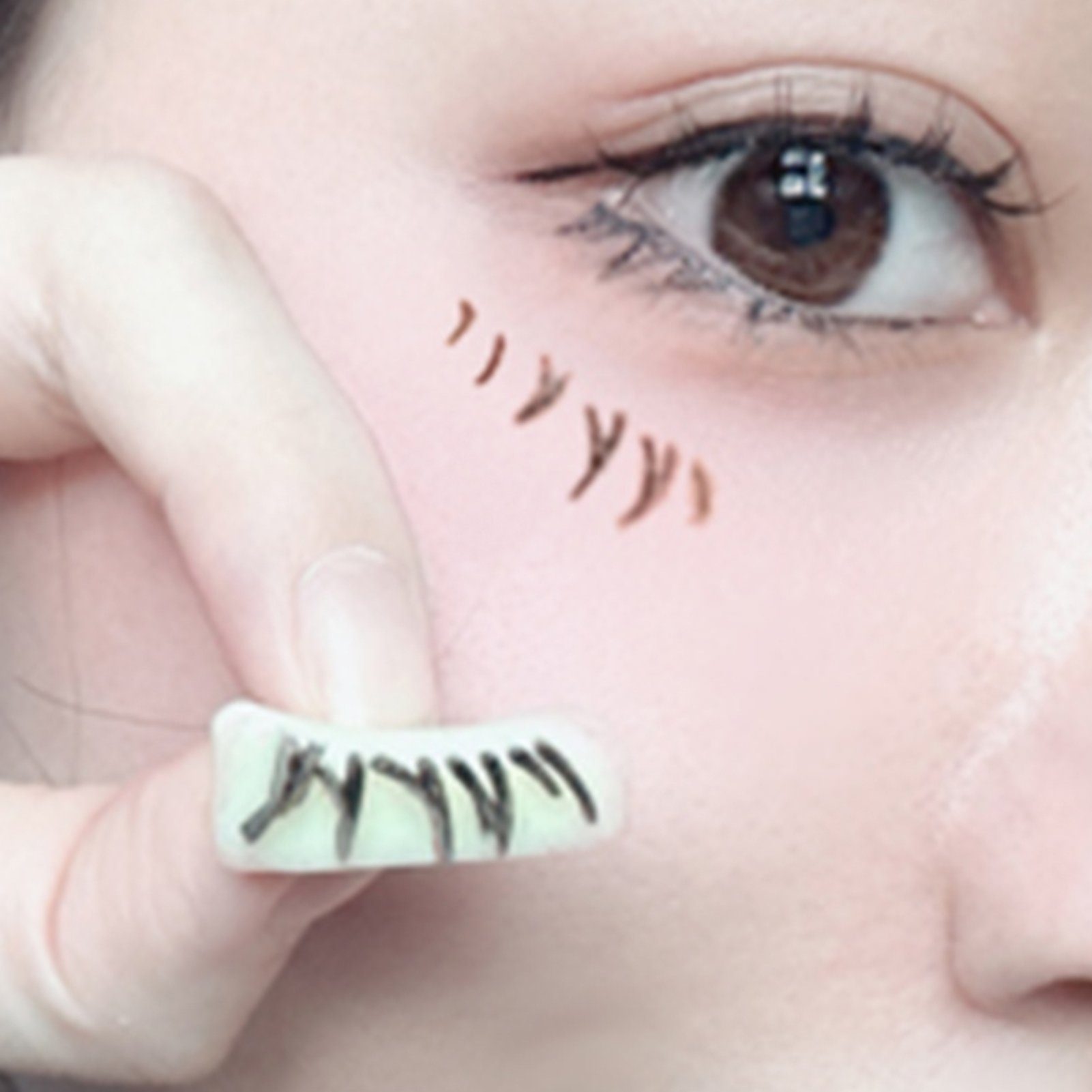 right Wimpern-Primer Blusmart Arbeitssparendes Augen-Make-up-Werkzeug Silikon-Wimpernform-Signets, eye