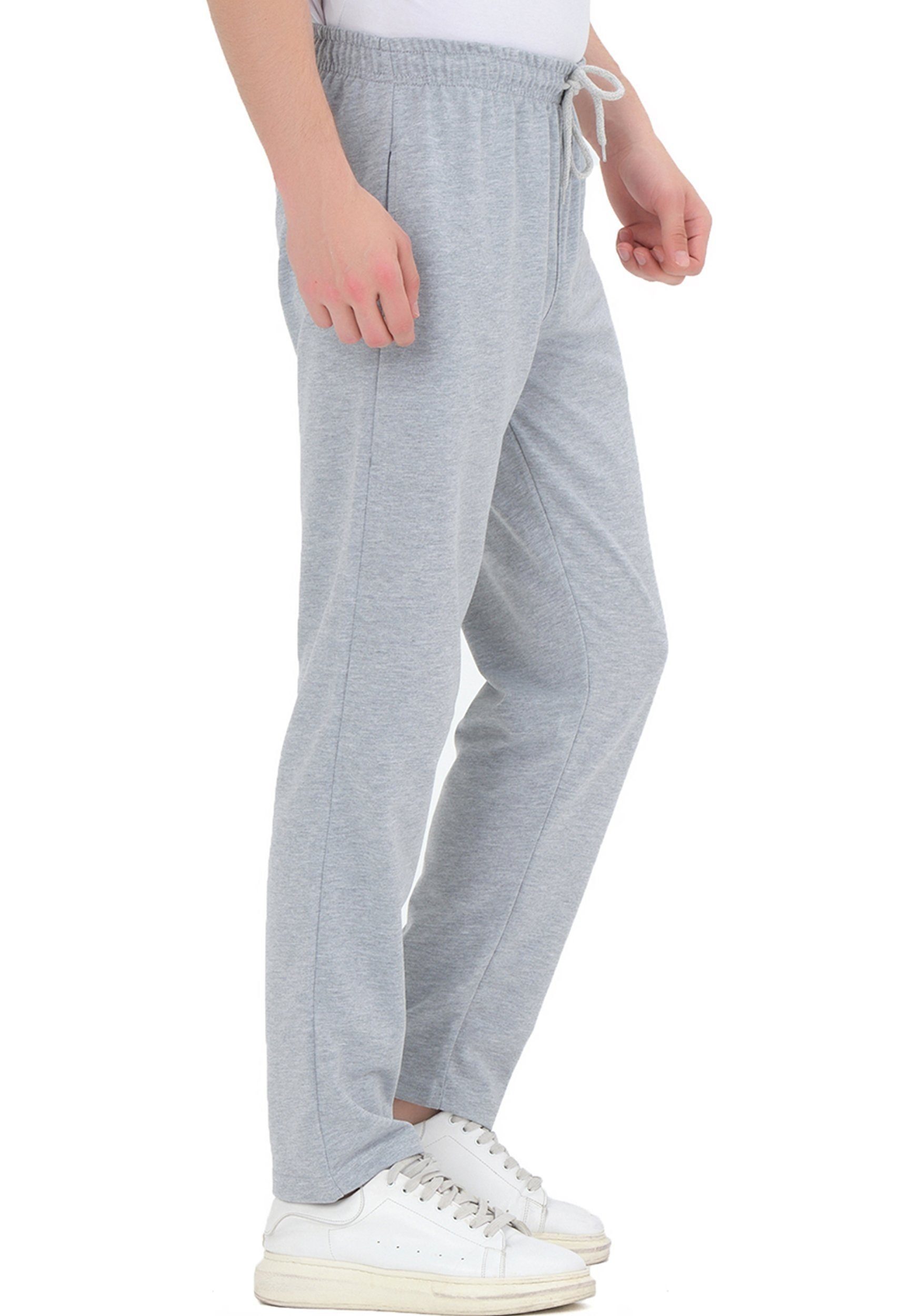 JEEL Jogginghose Sweathose Herren Sporthose Baumwolle, Freizeit