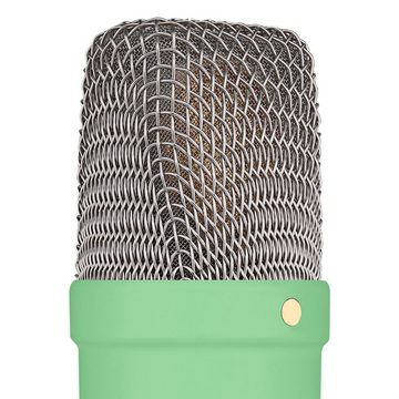 RØDE Mikrofon NT1 Signature Green (Studio-Mikrofon Grün), mit Mikrofonständer