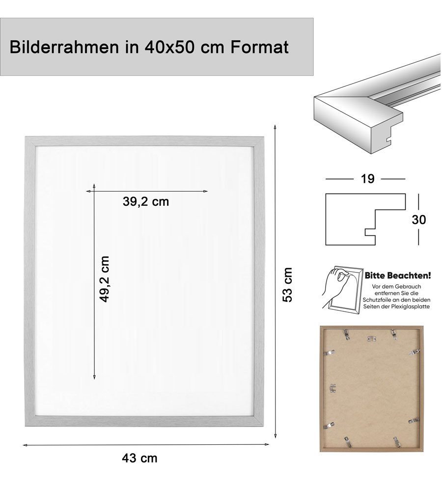 IDEAL TREND Bilderrahmen Holz Bilderrahmen Lifestyle günstig online kaufen
