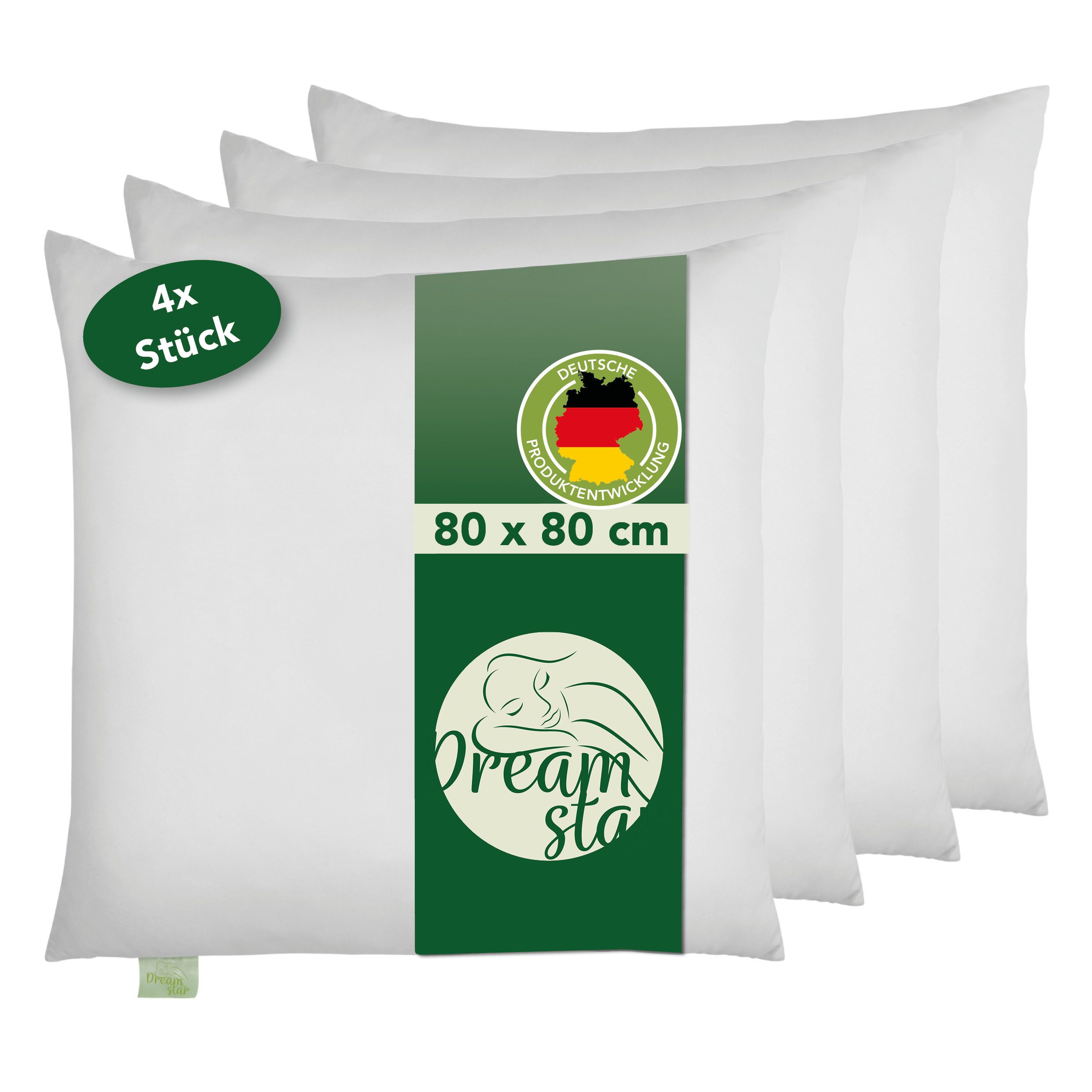 Dreamstar Microfaserkissen Eco, Kopfkissen in verschiedenen Größen - entwic günstig online kaufen