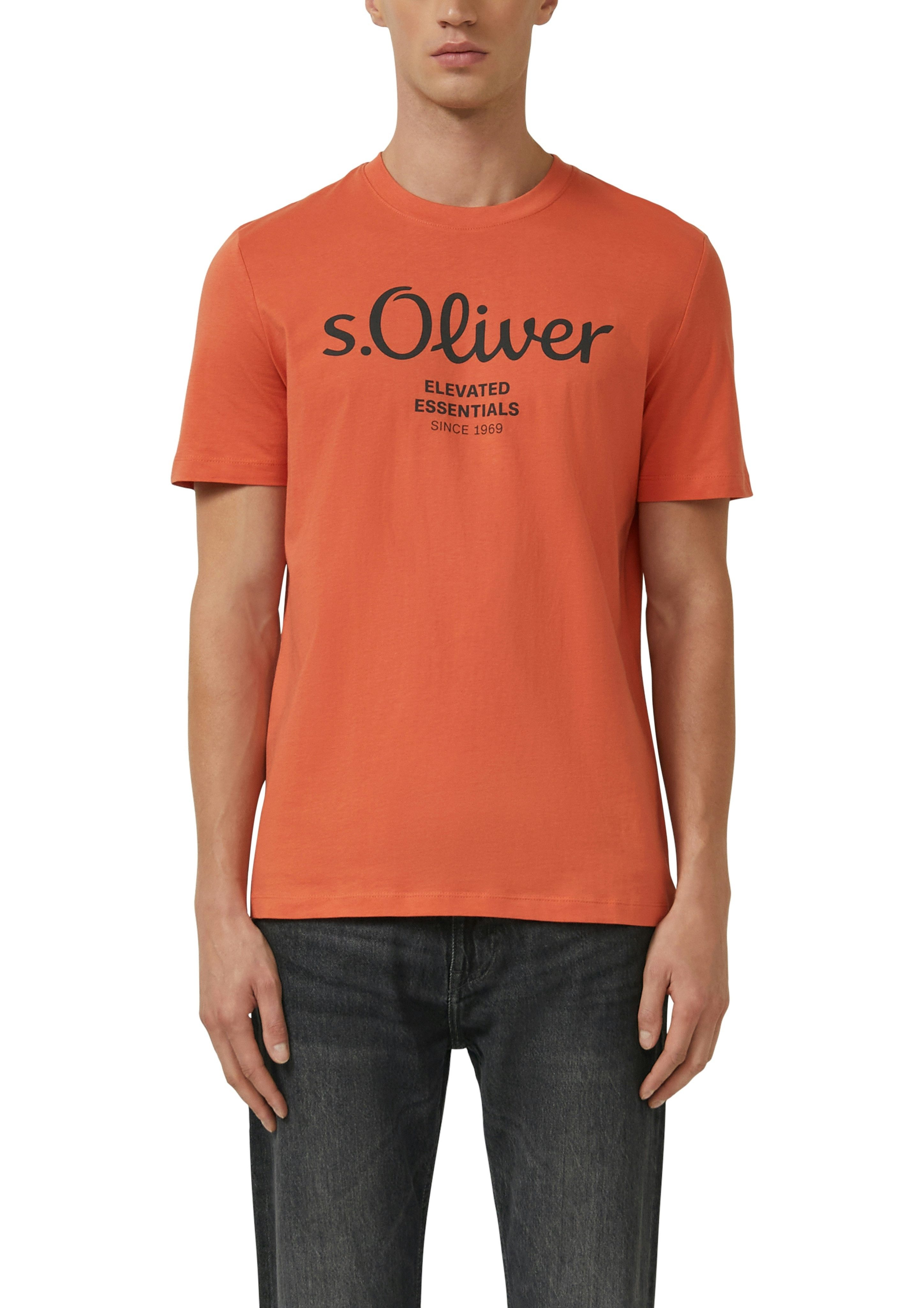 s.Oliver T-Shirt mit Logo-Print