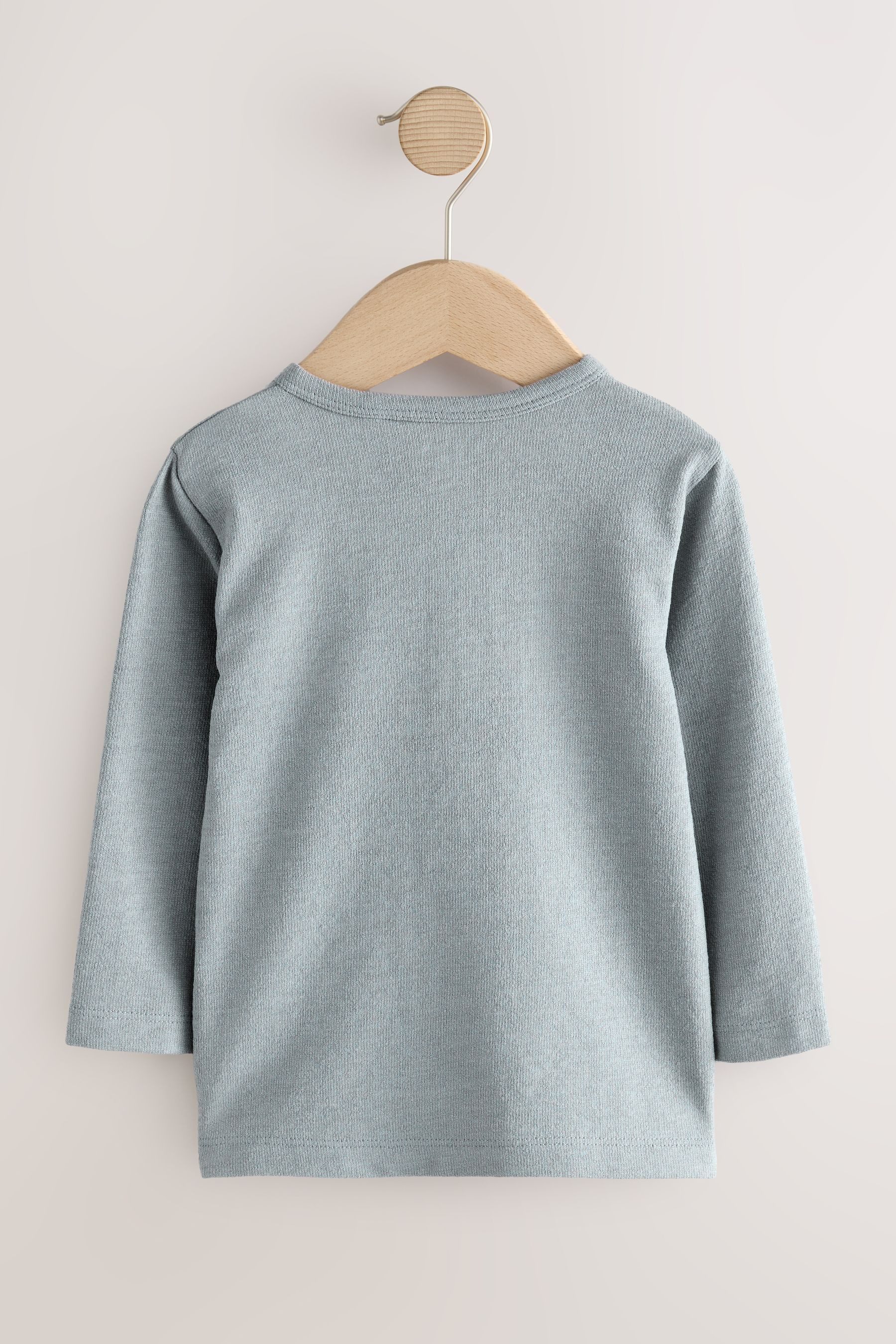 Next Langarmshirt Langarmshirt mit Henley-Ausschnitt (1-tlg) günstig online kaufen