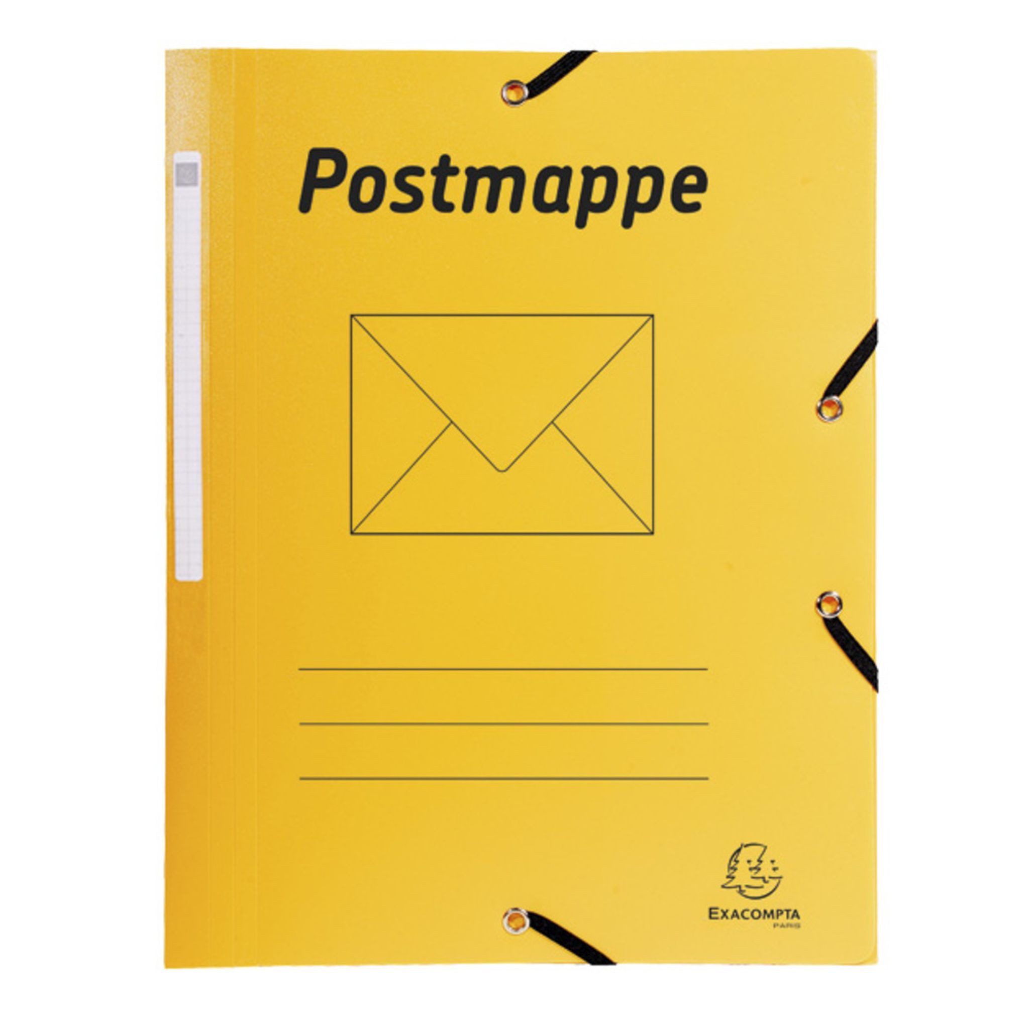 EXACOMPTA Organisationsmappe Exacompta Postmappe A4 PP gelb