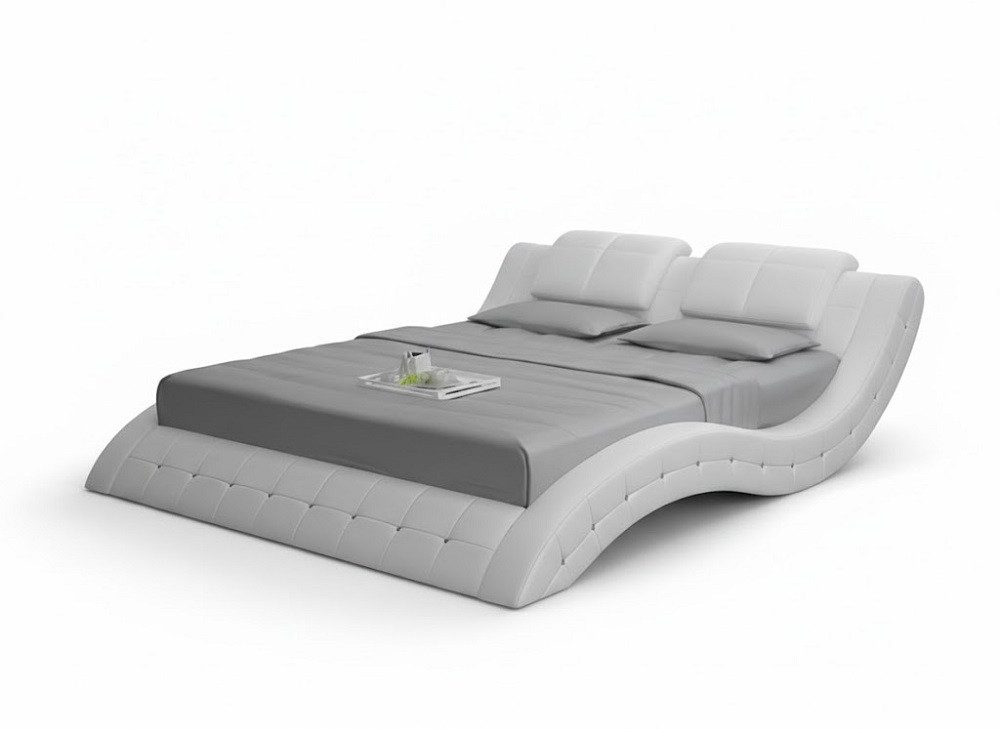 JVmoebel Lederbett Design Betten Doppel Modernes 180x200cm Liegefläche Sofort (1-tlg), Made in Europa