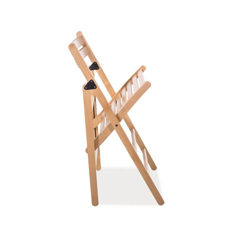 Feldmann-Wohnen Klappstuhl Smart II (1 St), 2er-Set Buche schwarz