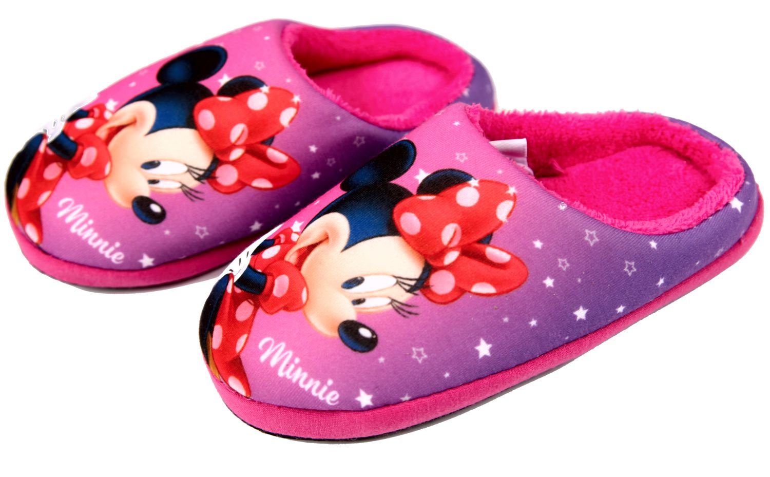 Disney Minnie Mouse Puschen 31/32 Slipper Pantoffeln Pantoffel Mädchen Hausschuhe 27/28