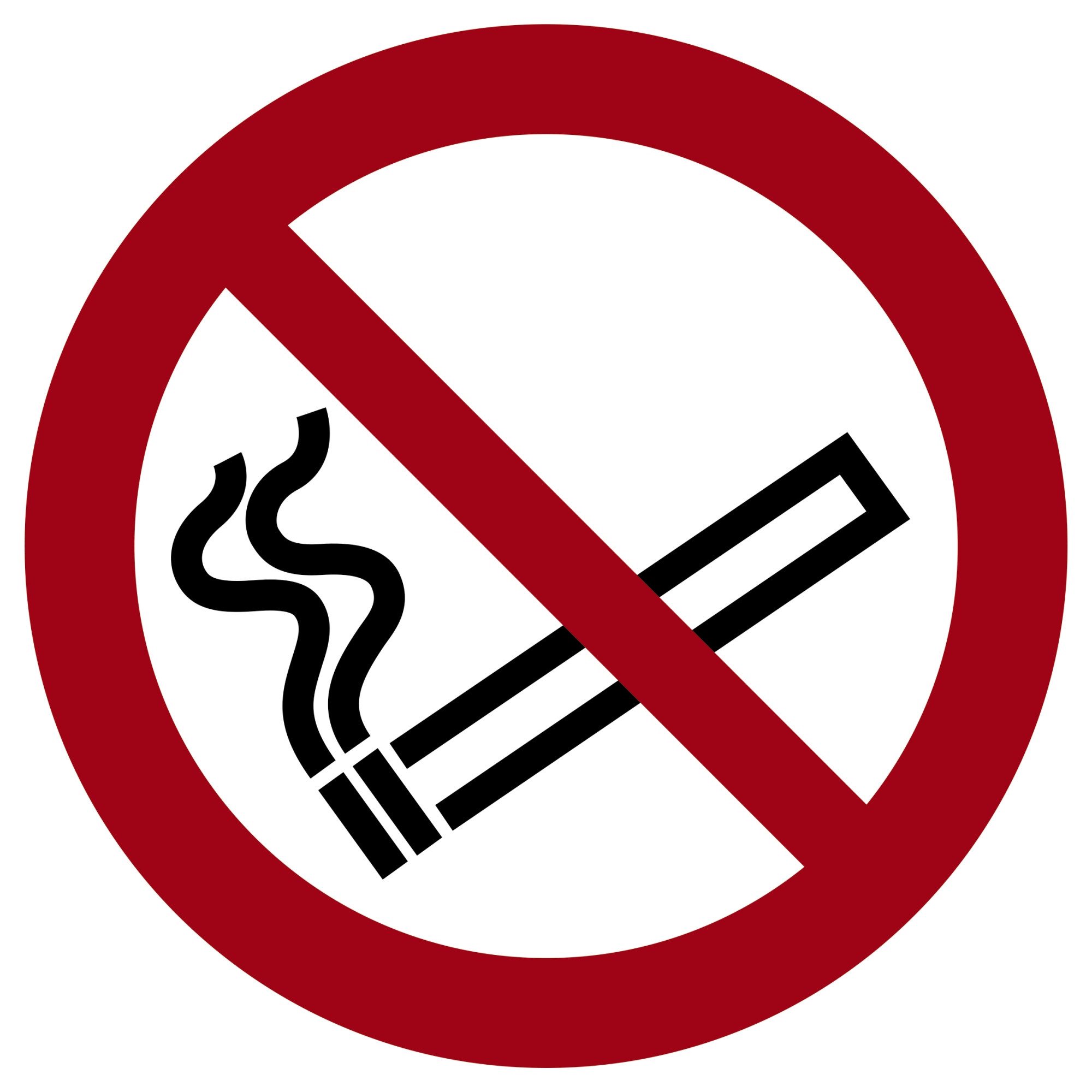 Soennecken Hinweisschild Hinweisschild Rauchen verboten Durchmesser 20cm selbstklebend Folie