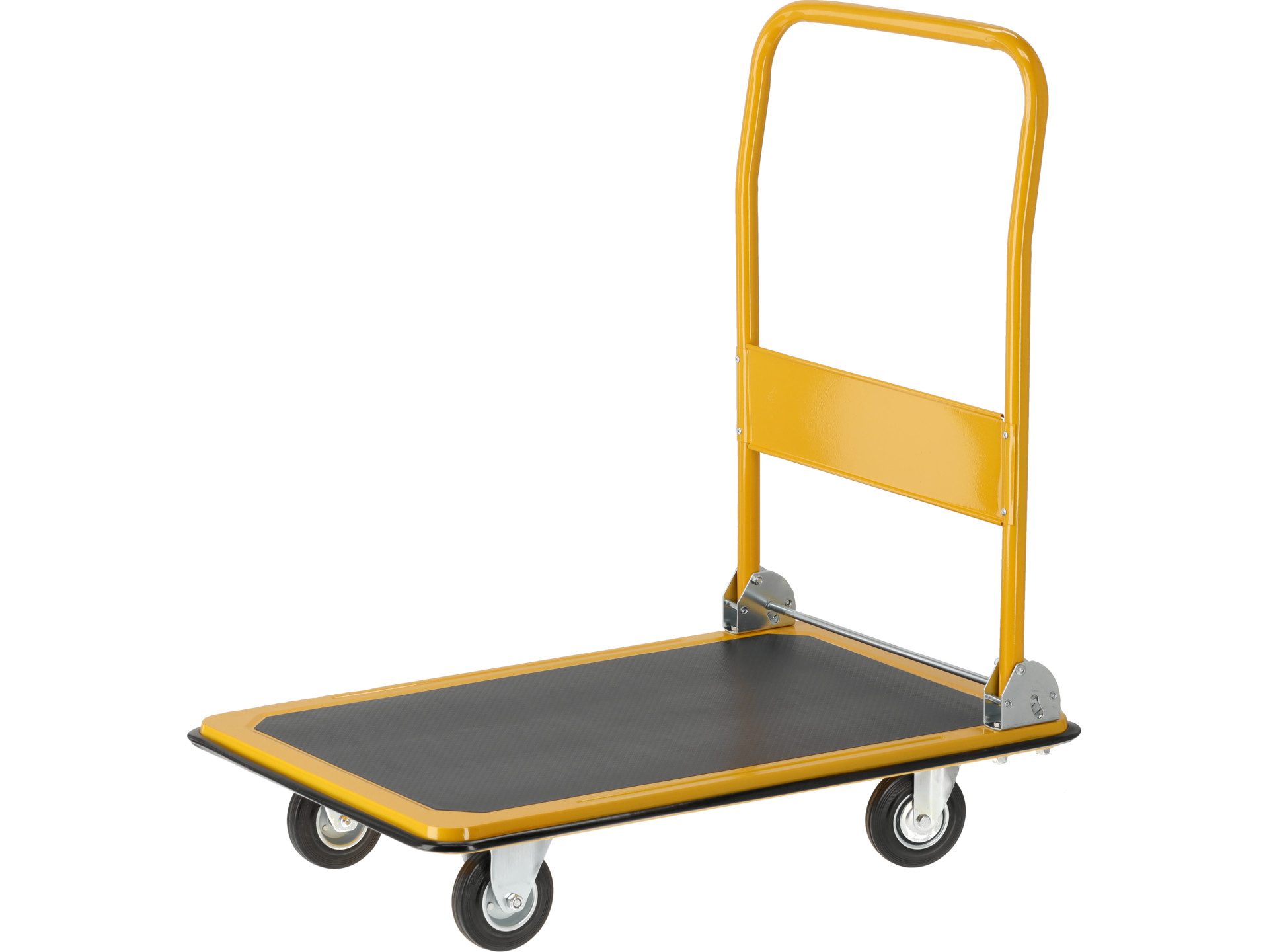 TRIZERATOP Transportroller Stahl-Transportwagen mit klappbarem Griff, 300 kg, (Stahl-Transportwagen mit klappbarem Griff, 300 kg)