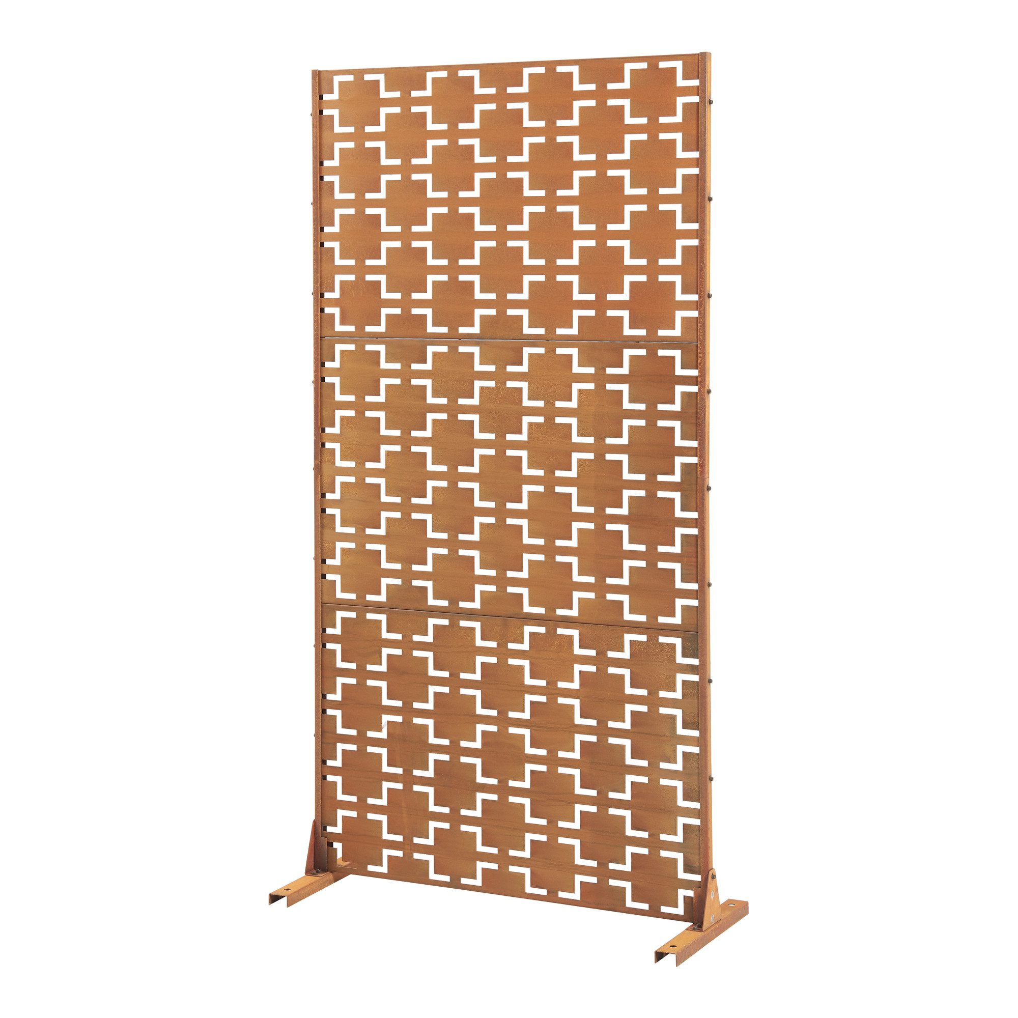 casa.pro Raumteiler, »Basciano« Trennwand Cortenstahl 180x90 günstig online kaufen
