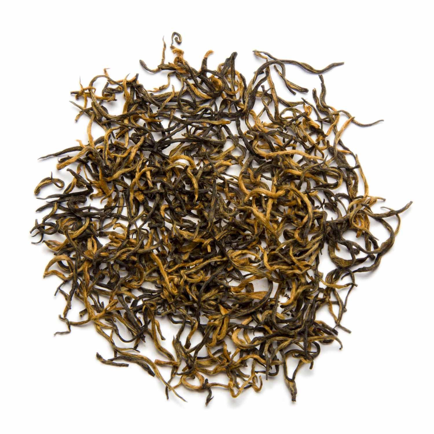 tea exclusive Tee Jin Jun Mei, Schwarzer Tee, China, 70g, Aromatisch und sanft in der Tasse mit intensiven malzigen und honigart