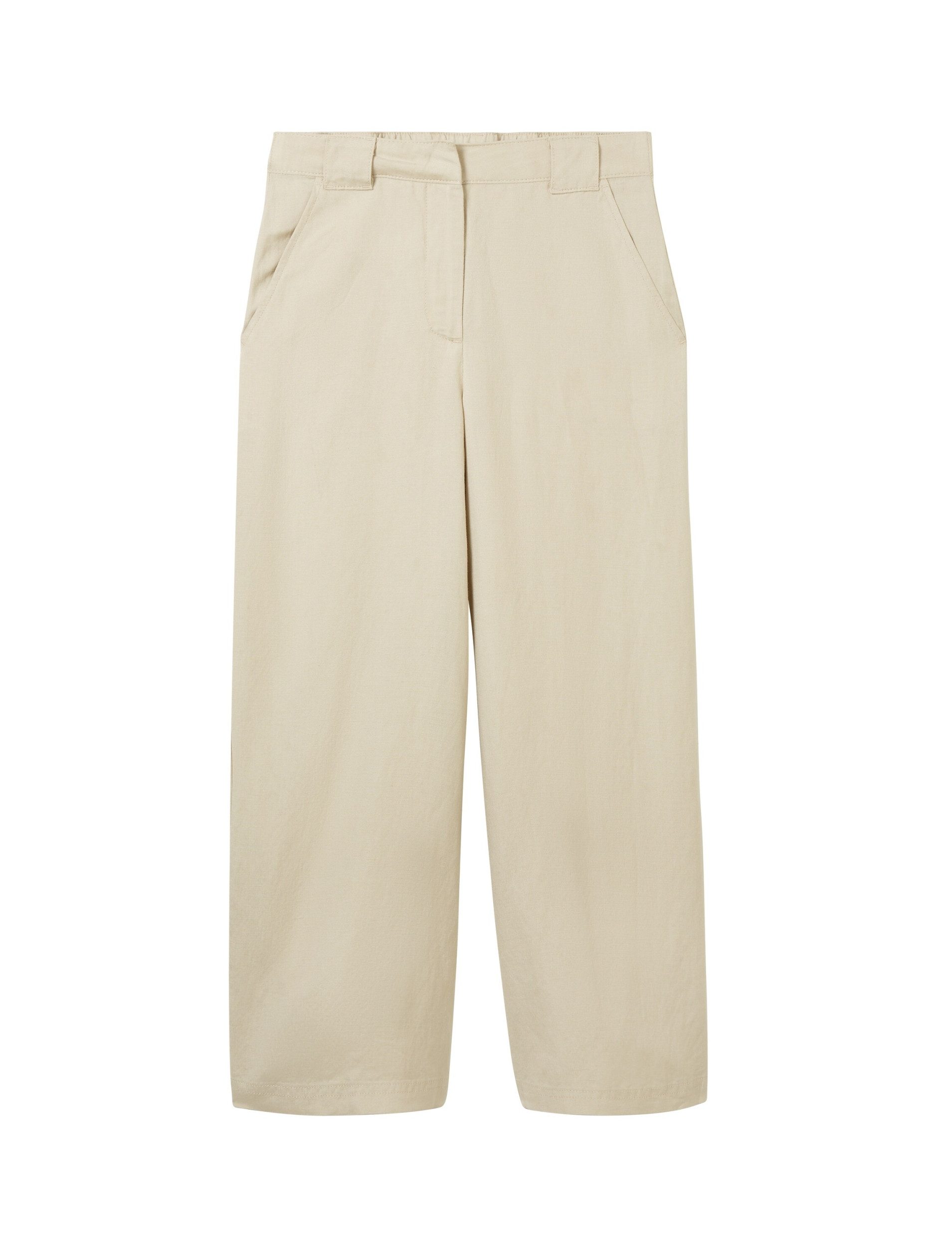 7/8-Hose culotte linen pants